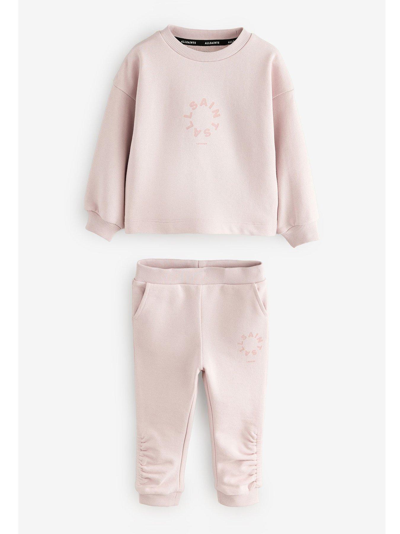 undefined ALL SAINTS RUCHED SWEAT SET