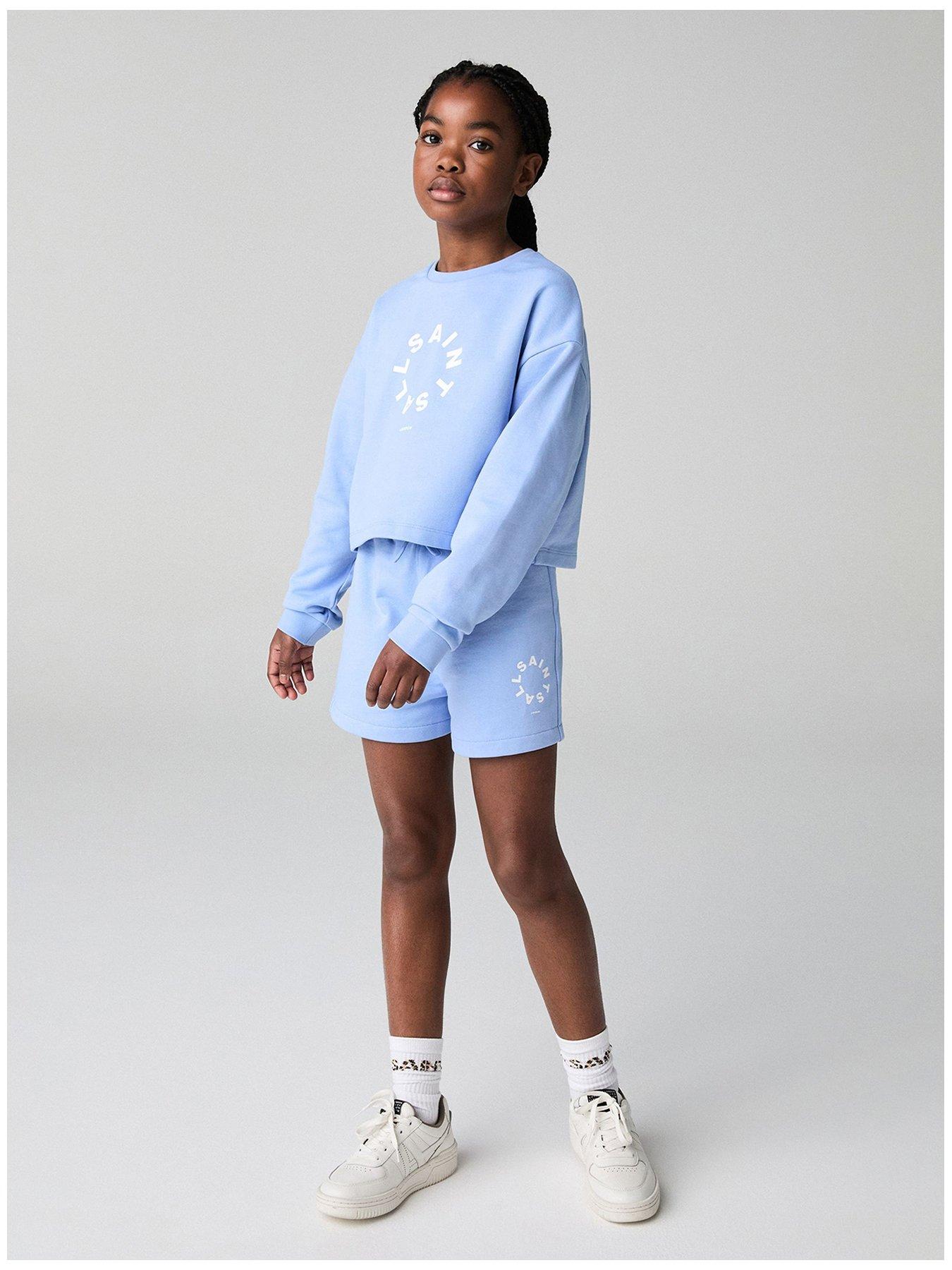  image of smallsaints-all-saints-tierra-sweat-set-blue