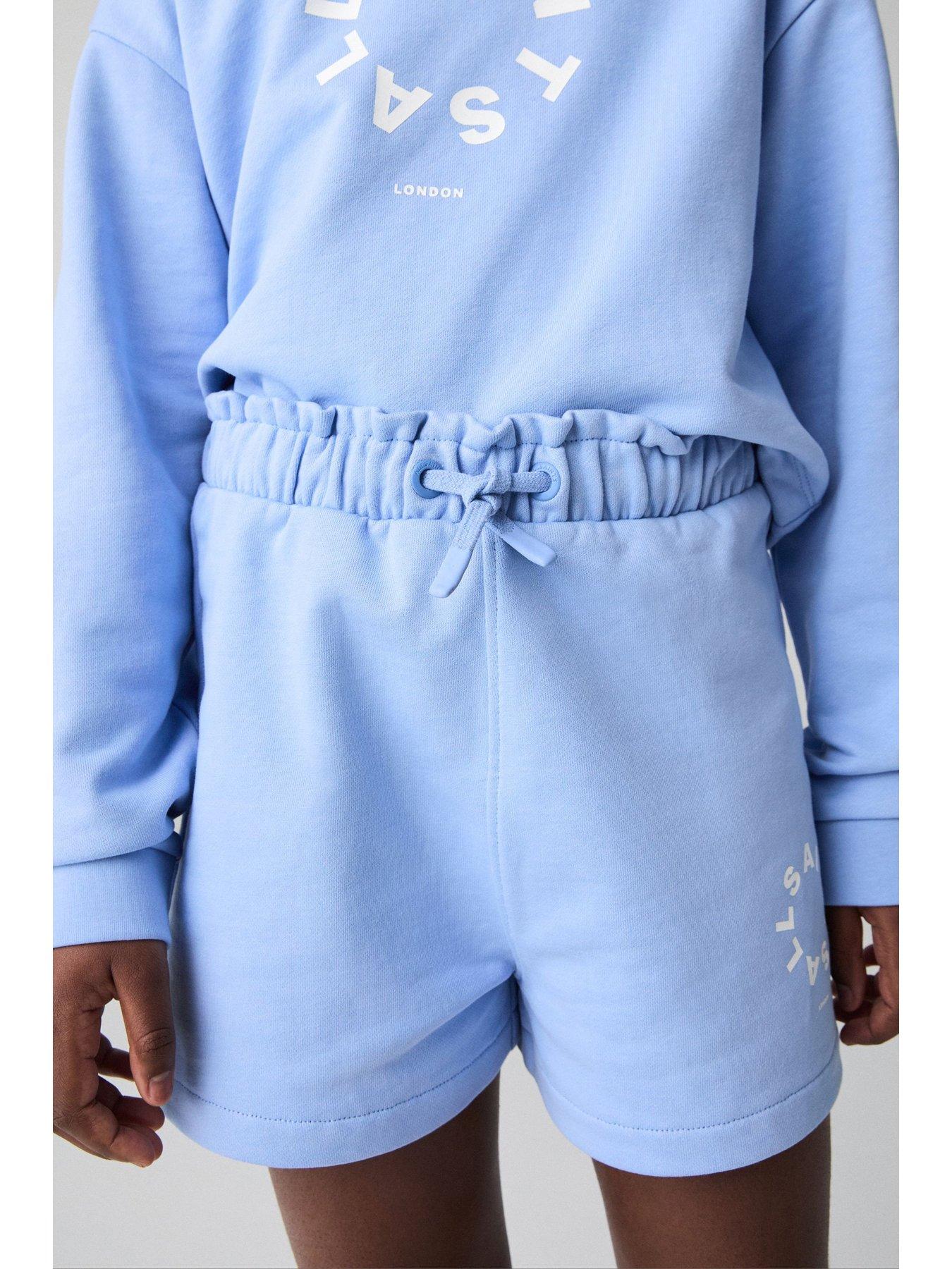  image of smallsaints-all-saints-tierra-sweat-set-blue
