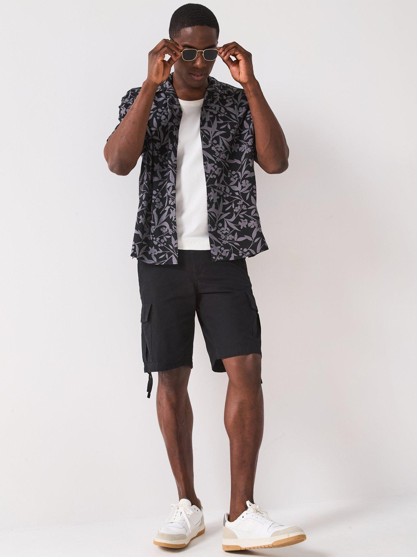 Image 5 of 6 of Jack & Jones Jeff Floral Resort Short Sleeve Shirt - Castlerock
