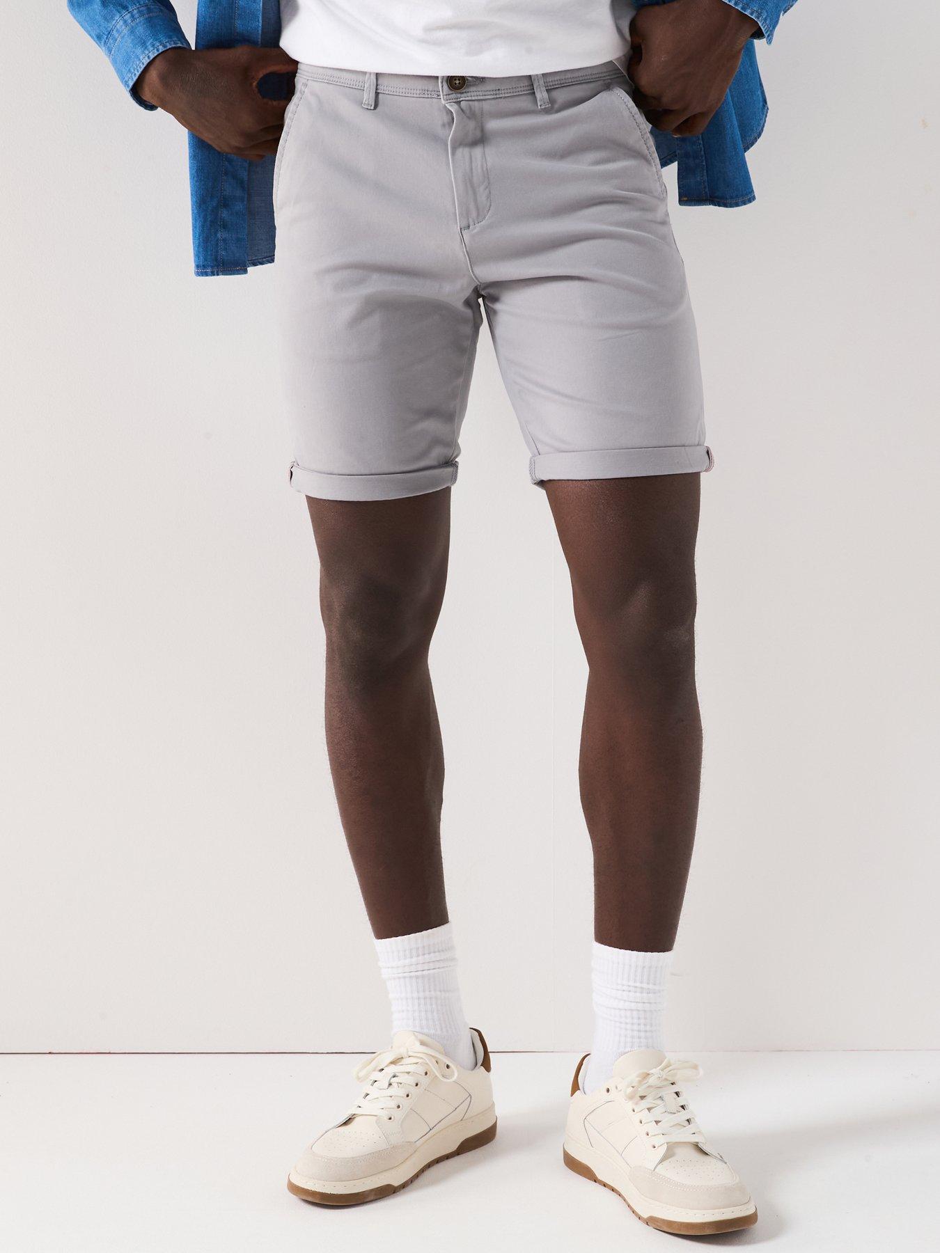 Image 1 of 6 of Jack & Jones Bowie Chino Shorts - Ultimate Grey