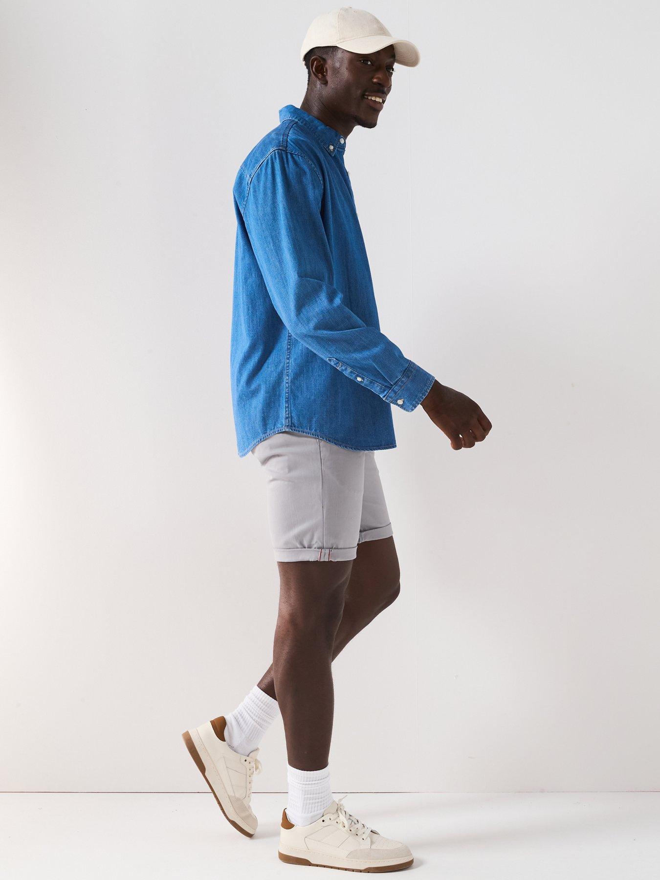 Image 6 of 6 of Jack & Jones Bowie Chino Shorts - Ultimate Grey