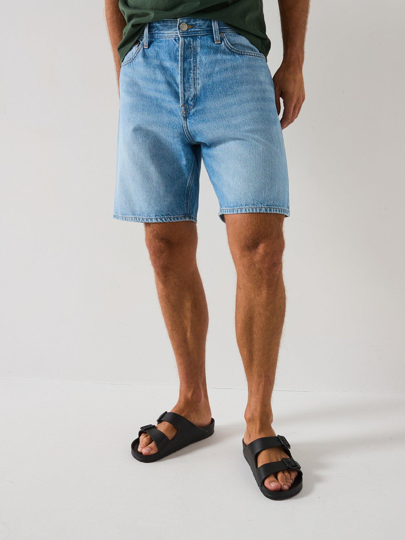 Jack & Jones Tony Loose Fit Denim Shorts - Blue Denim