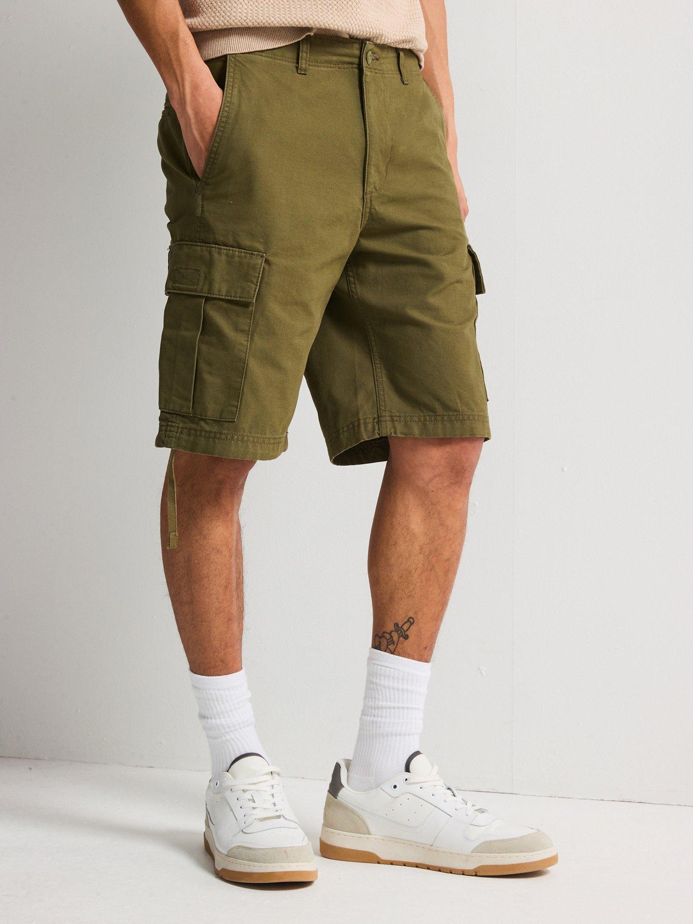 Jack & Jones Cole Barkley Cargo Shorts - Olive Night