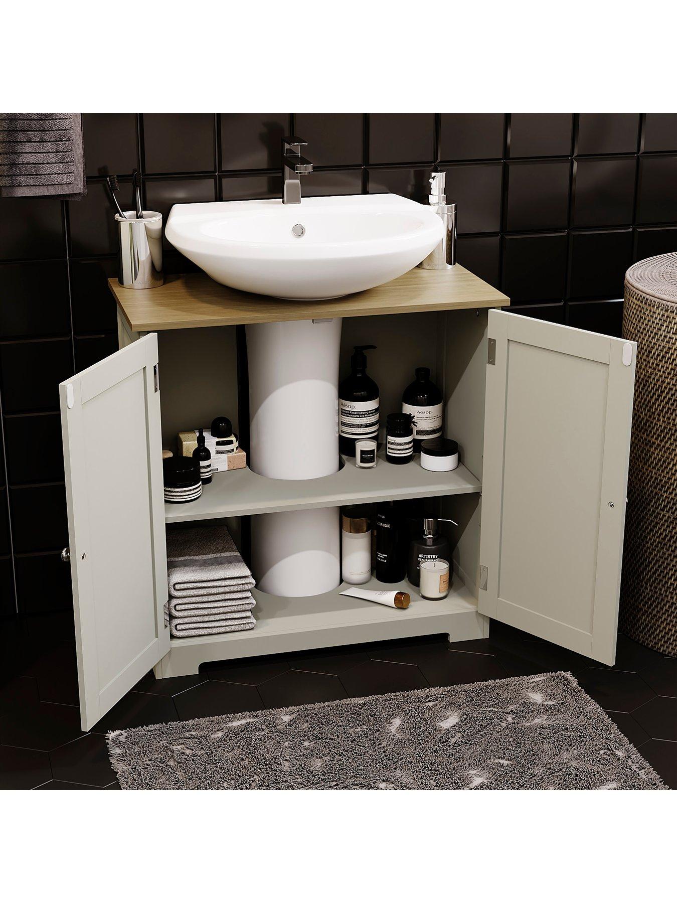  image of bath-vida-priano-2-door-under-sink-cabinet