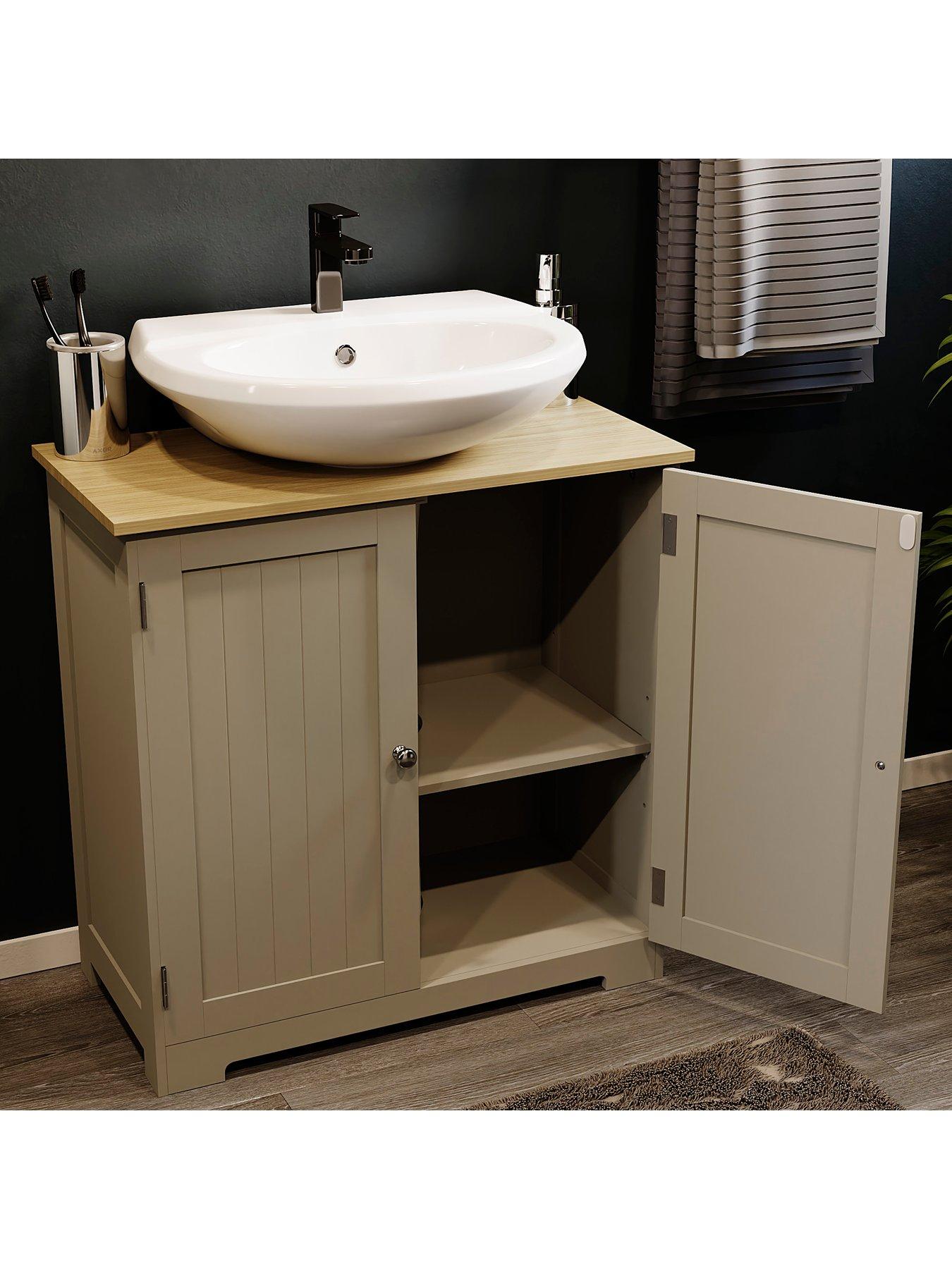  image of bath-vida-priano-2-door-under-sink-cabinet