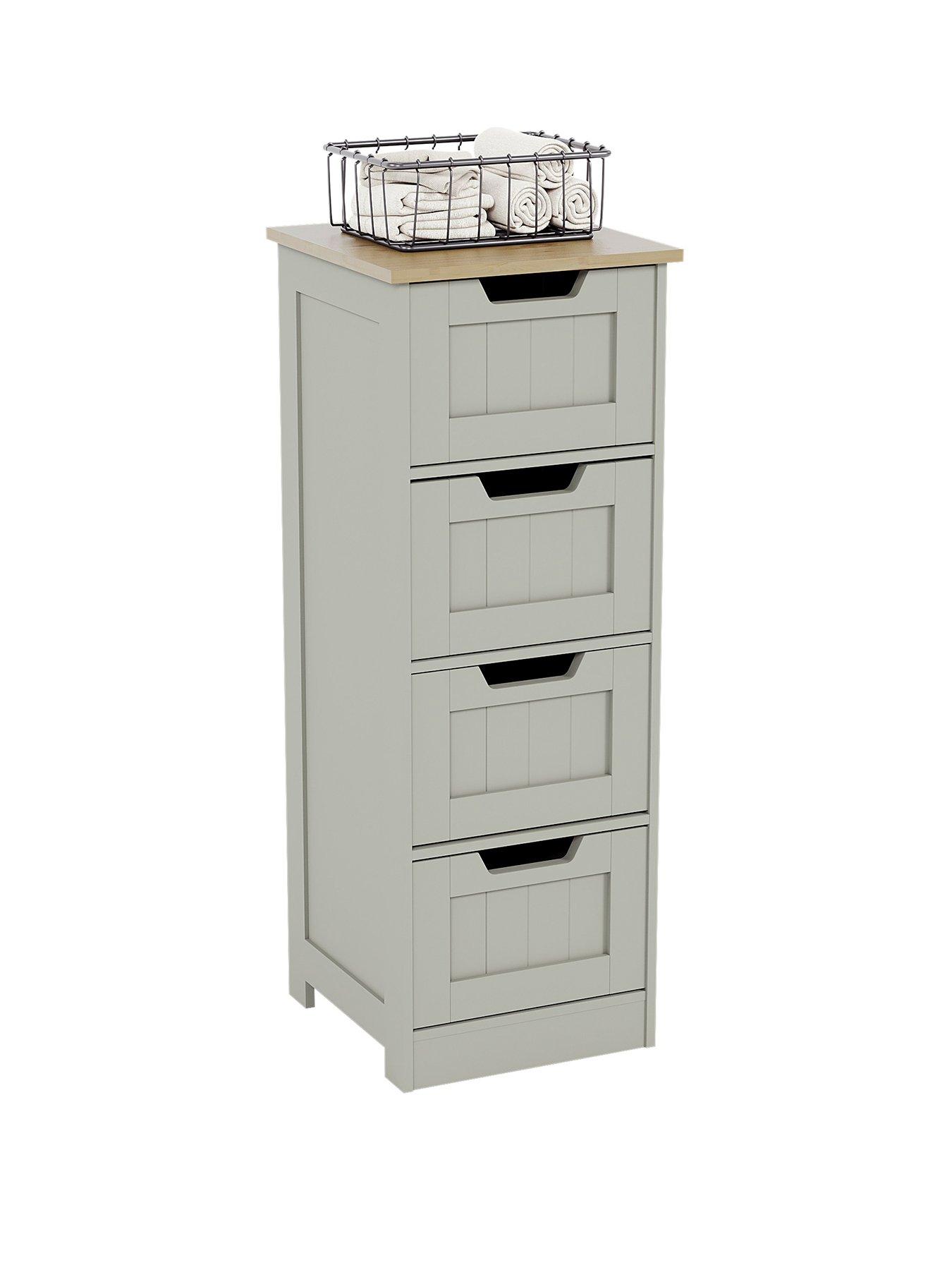 Image 2 of 7 of Bath Vida Priano 4 Drawer Freestanding Unit