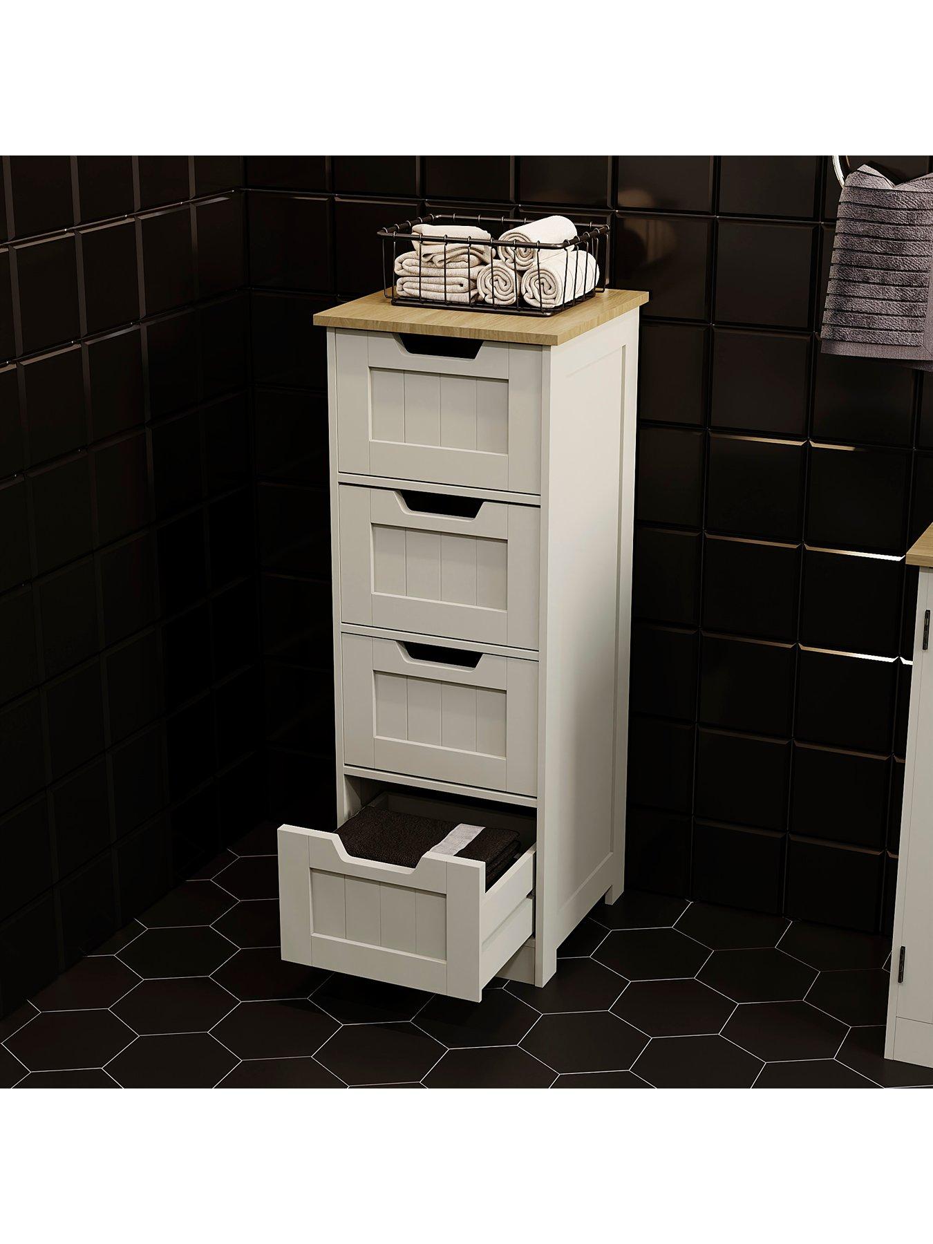 Image 6 of 7 of Bath Vida Priano 4 Drawer Freestanding Unit