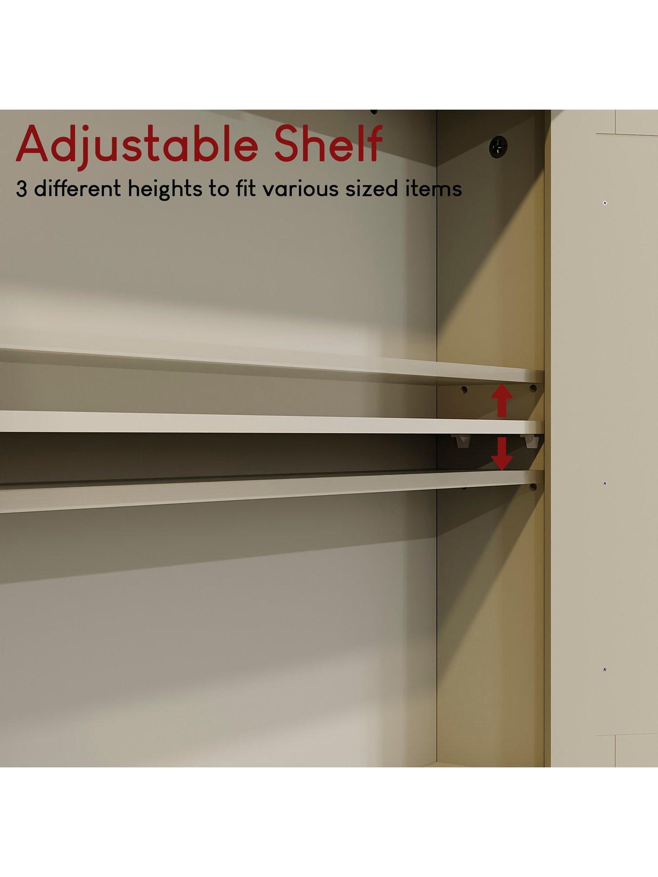 Image 5 of 7 of Bath Vida Priano 2 Door Mirrored Wall Cabinet With Shelf