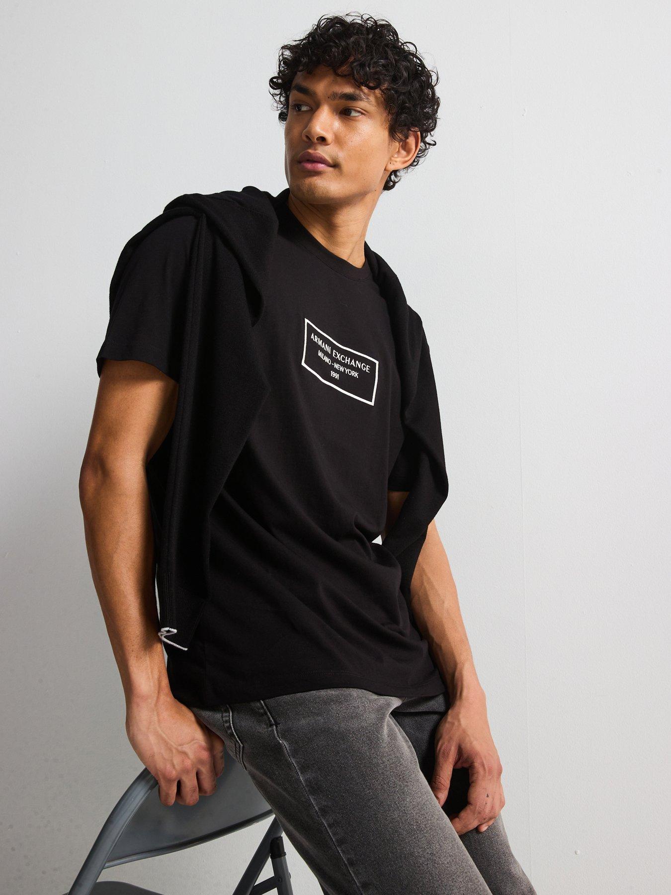 armani-exchange-embroidered-logo-t-shirt-black