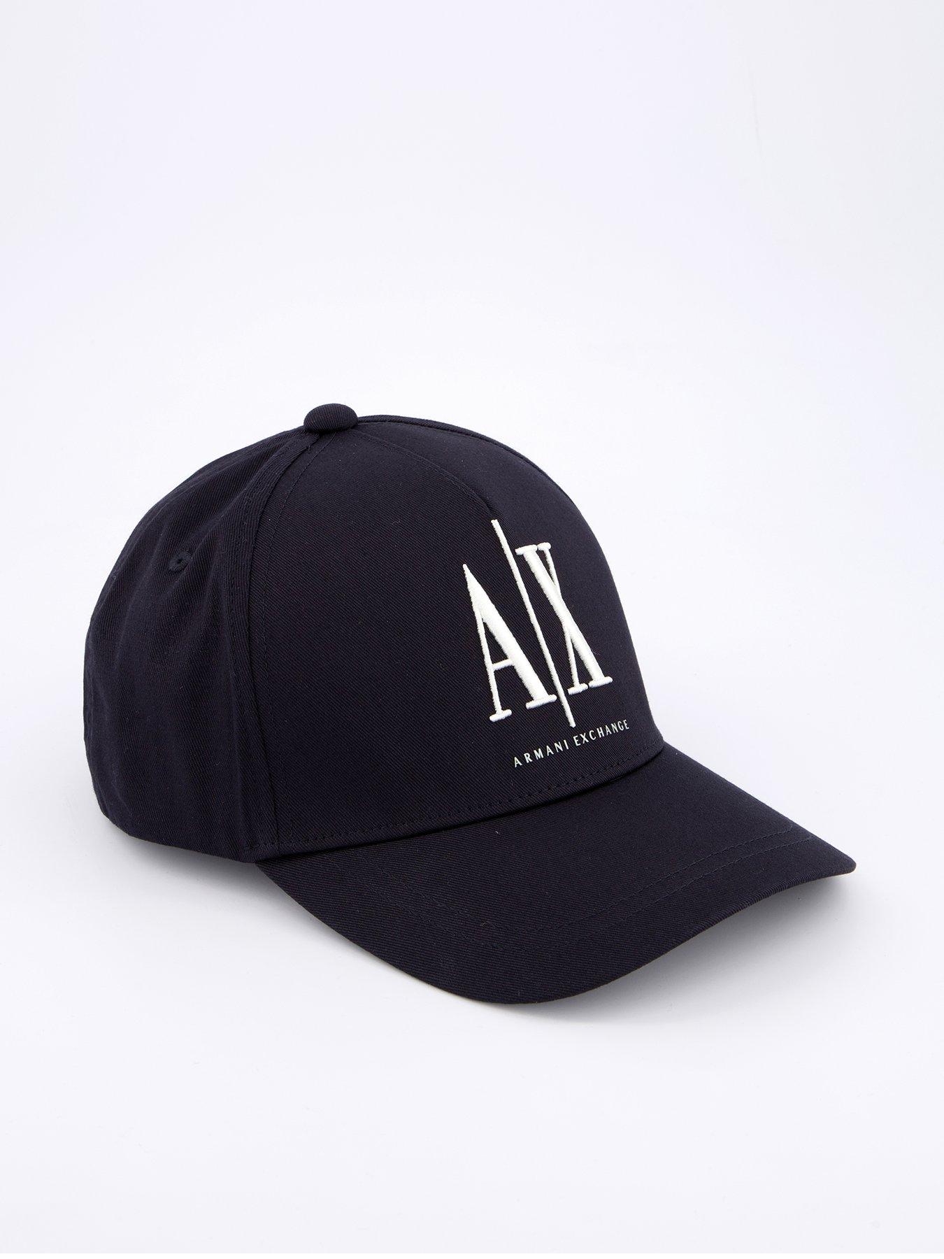 Armani Exchange Logo Baseball Cap - Navy
