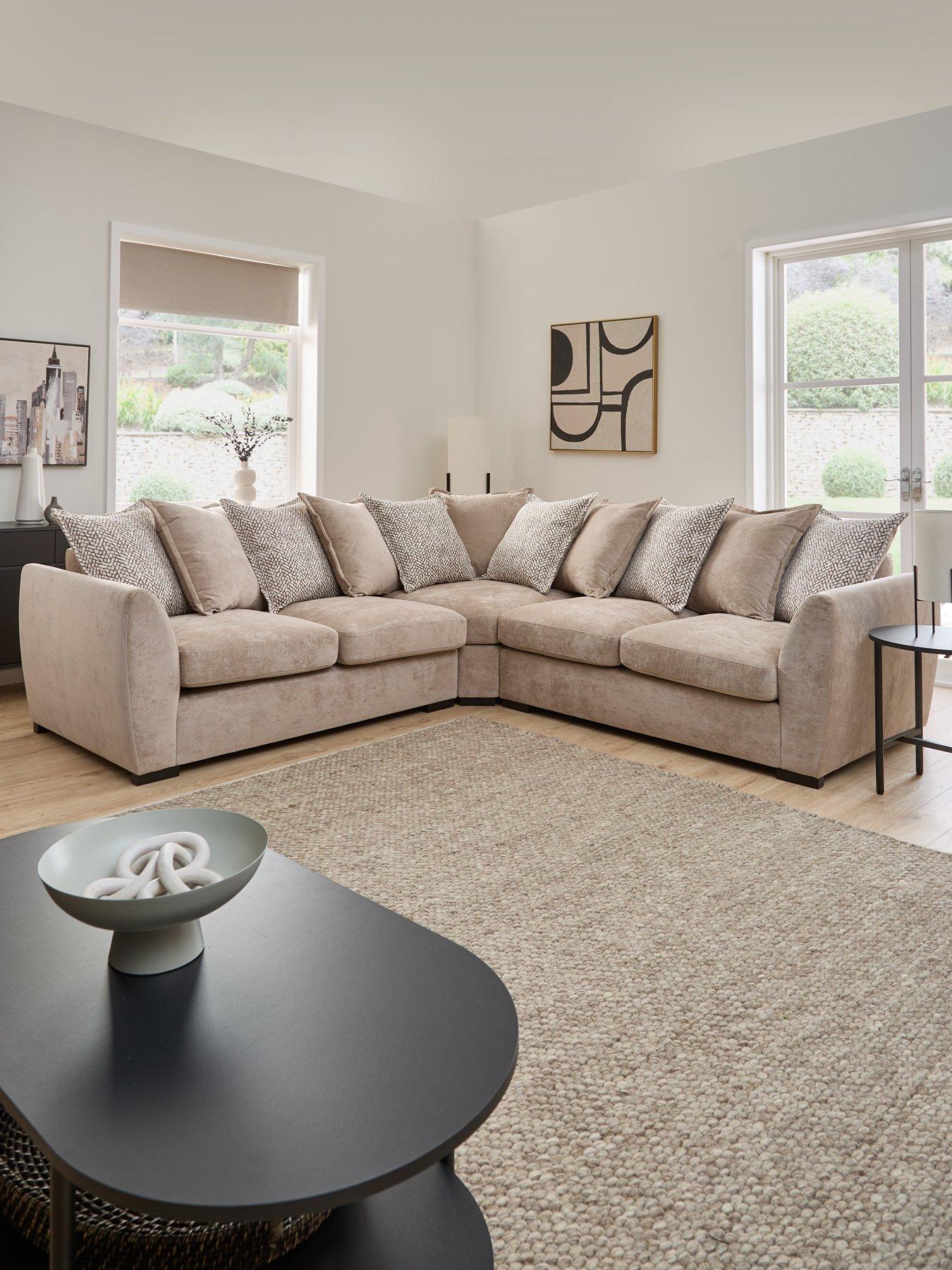 Image 1 of 7 of The Very Collection Havana Fabric Scatterback Corner Group Sofa - FSC&reg; Certified