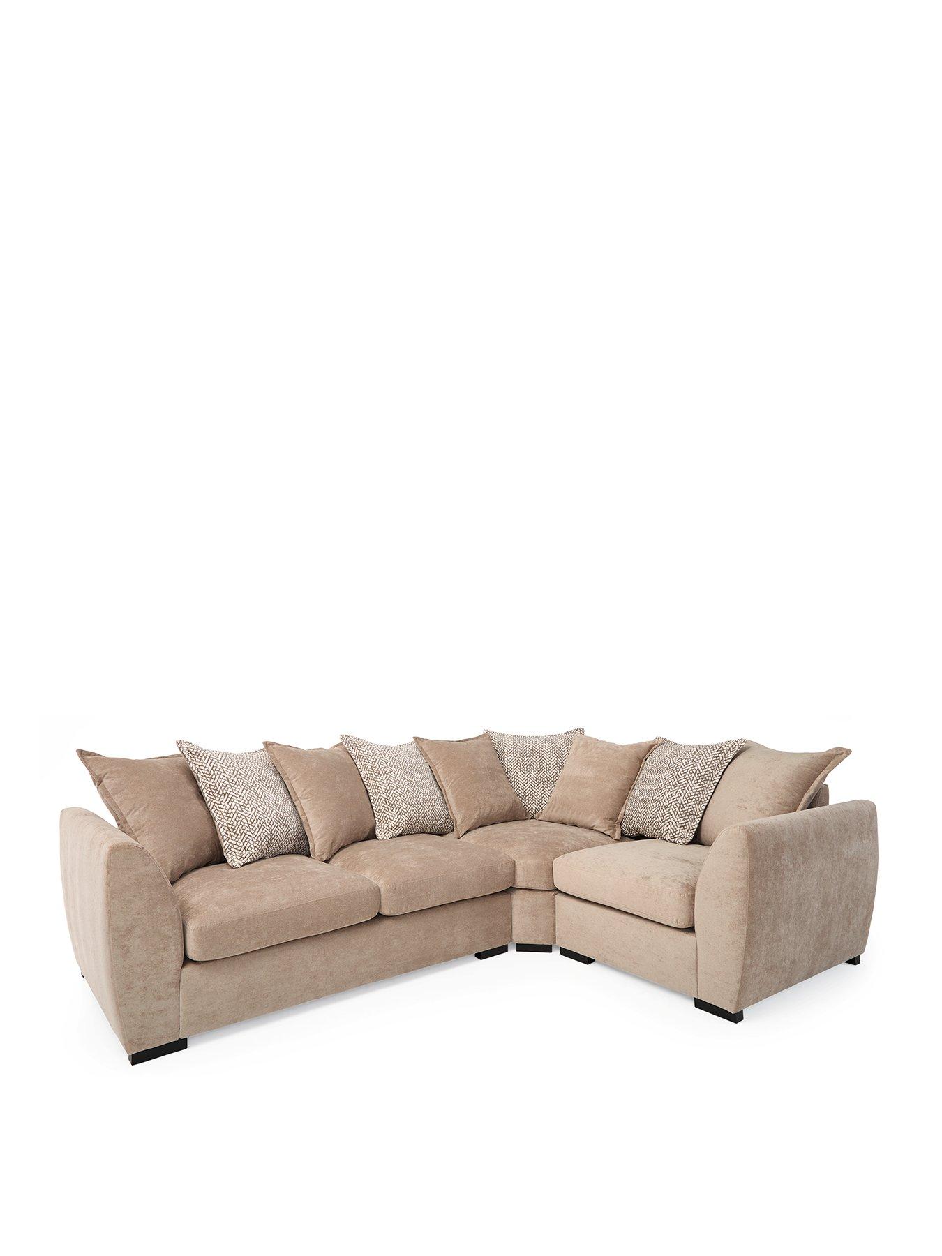 Image 2 of 7 of The Very Collection Havana Fabric Scatterback Right Hand Double Arm Corner Group - FSC&reg; Certified
