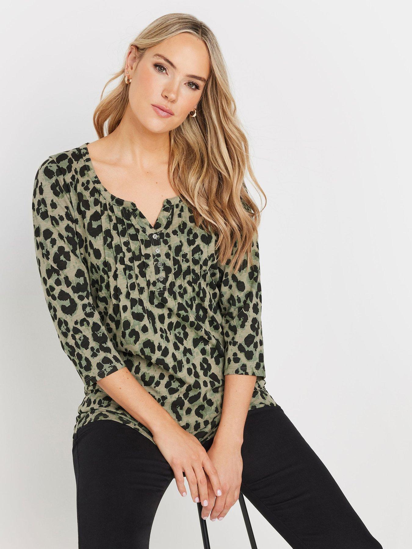 long-tall-sally-animal-pintuck-henley-green