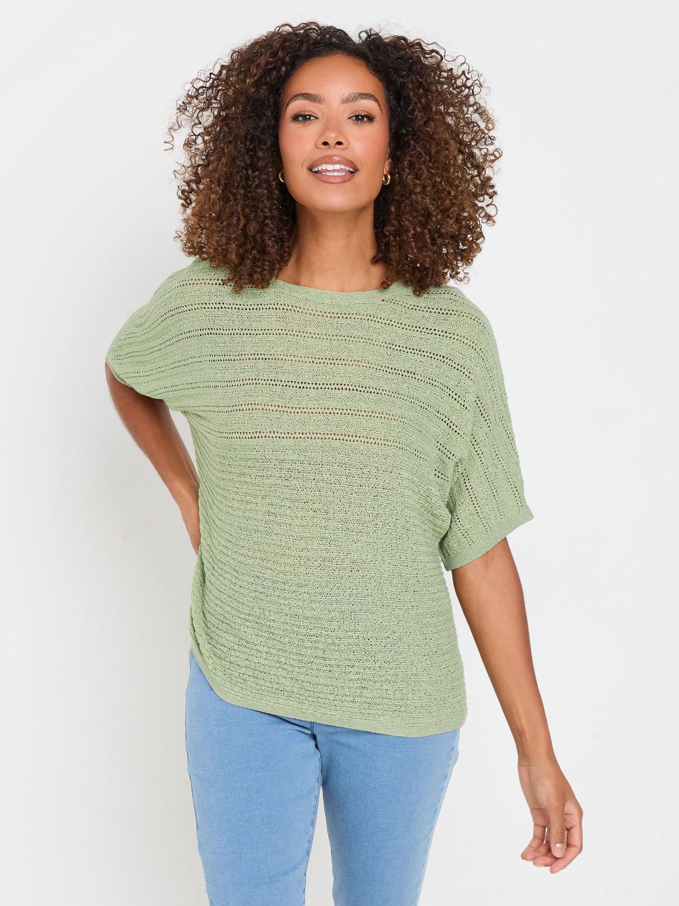 mco-slash-neck-short-sleeve-jumper-green