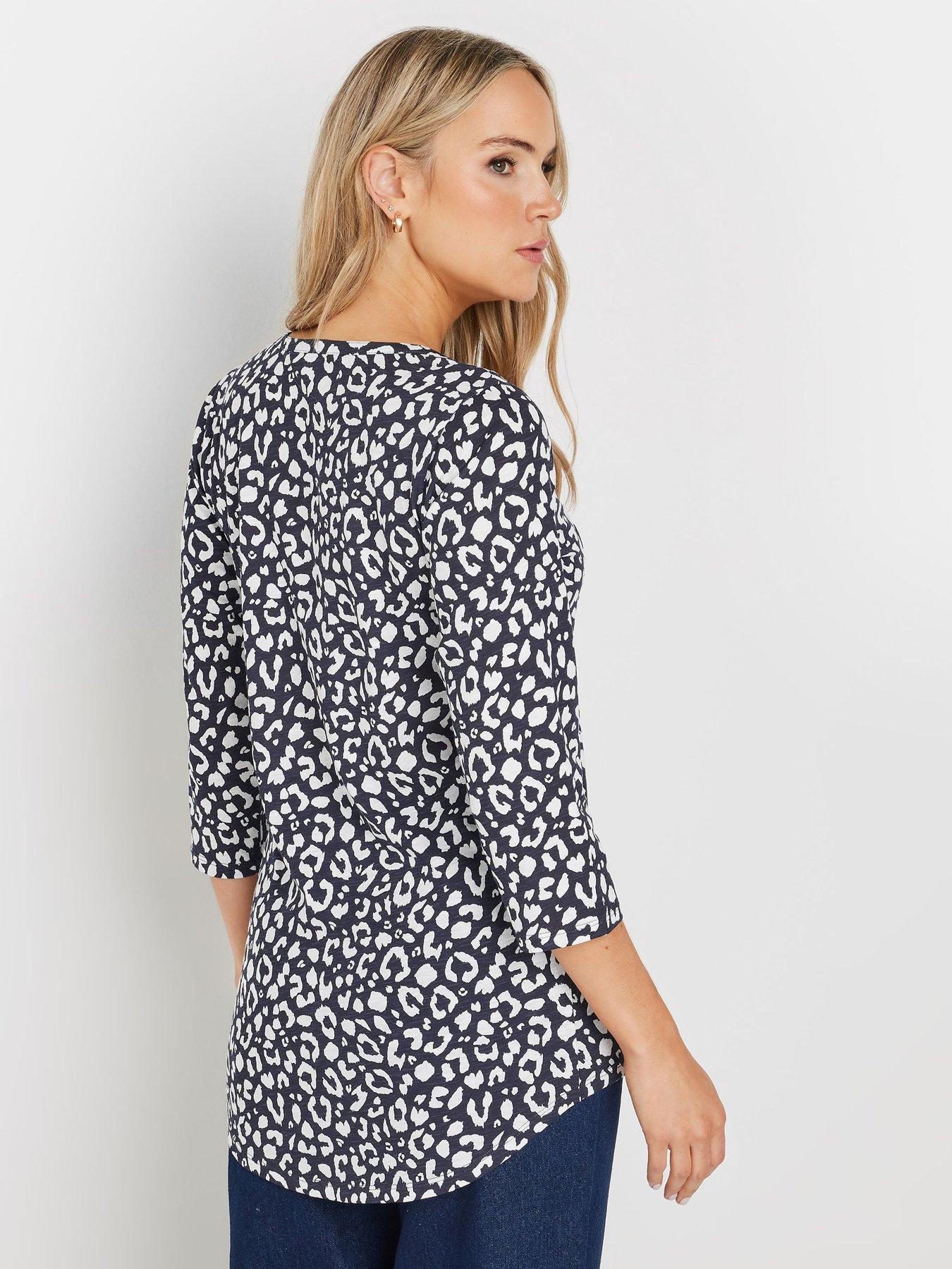Image 2 of 4 of Long Tall Sally Tall 2 Pack Blouse - Blue
