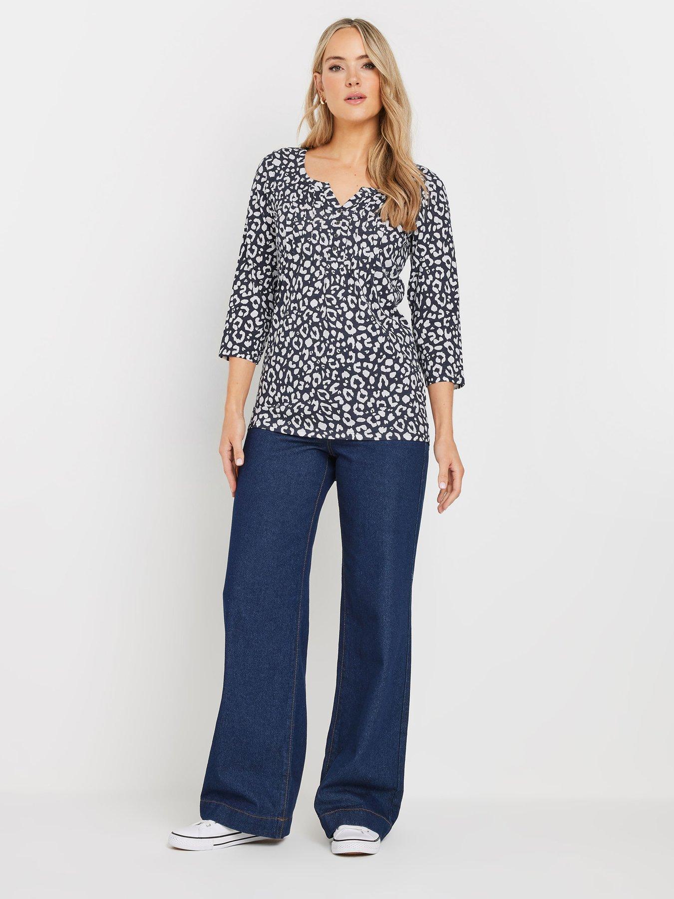 Image 3 of 4 of Long Tall Sally Tall 2 Pack Blouse - Blue