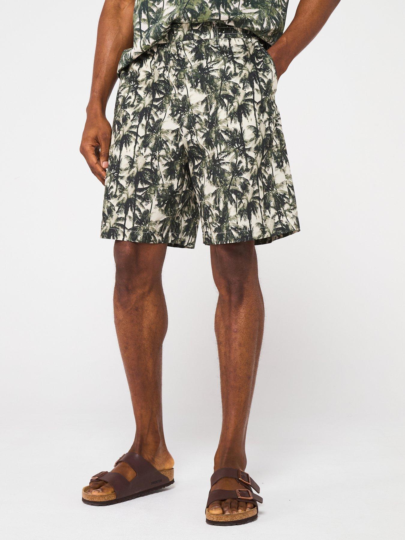 armani-exchange-palm-print-shorts-dark-multi