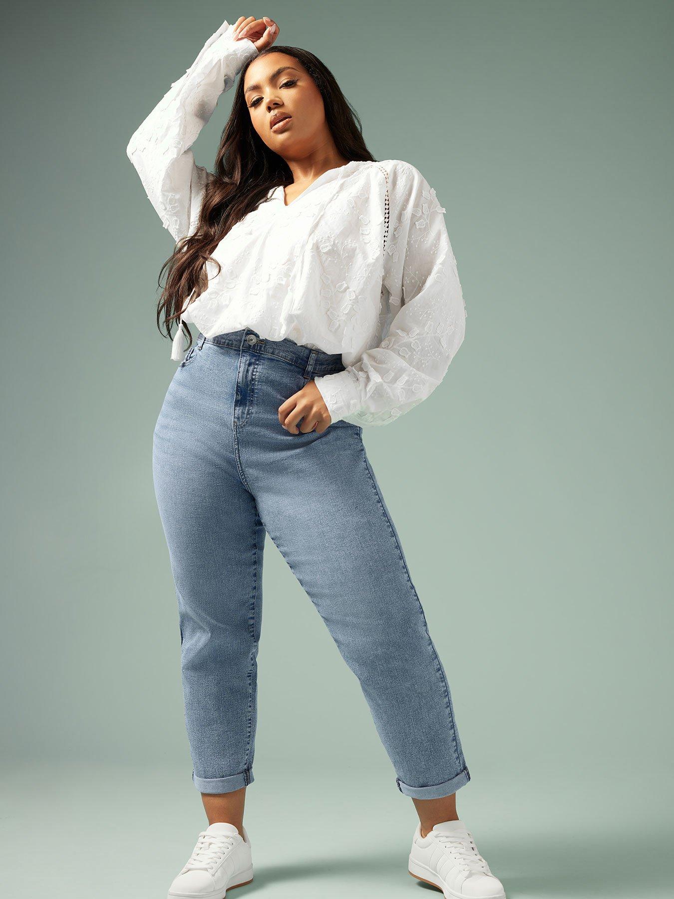 undefined Curve Boyfriend Jean - Blue