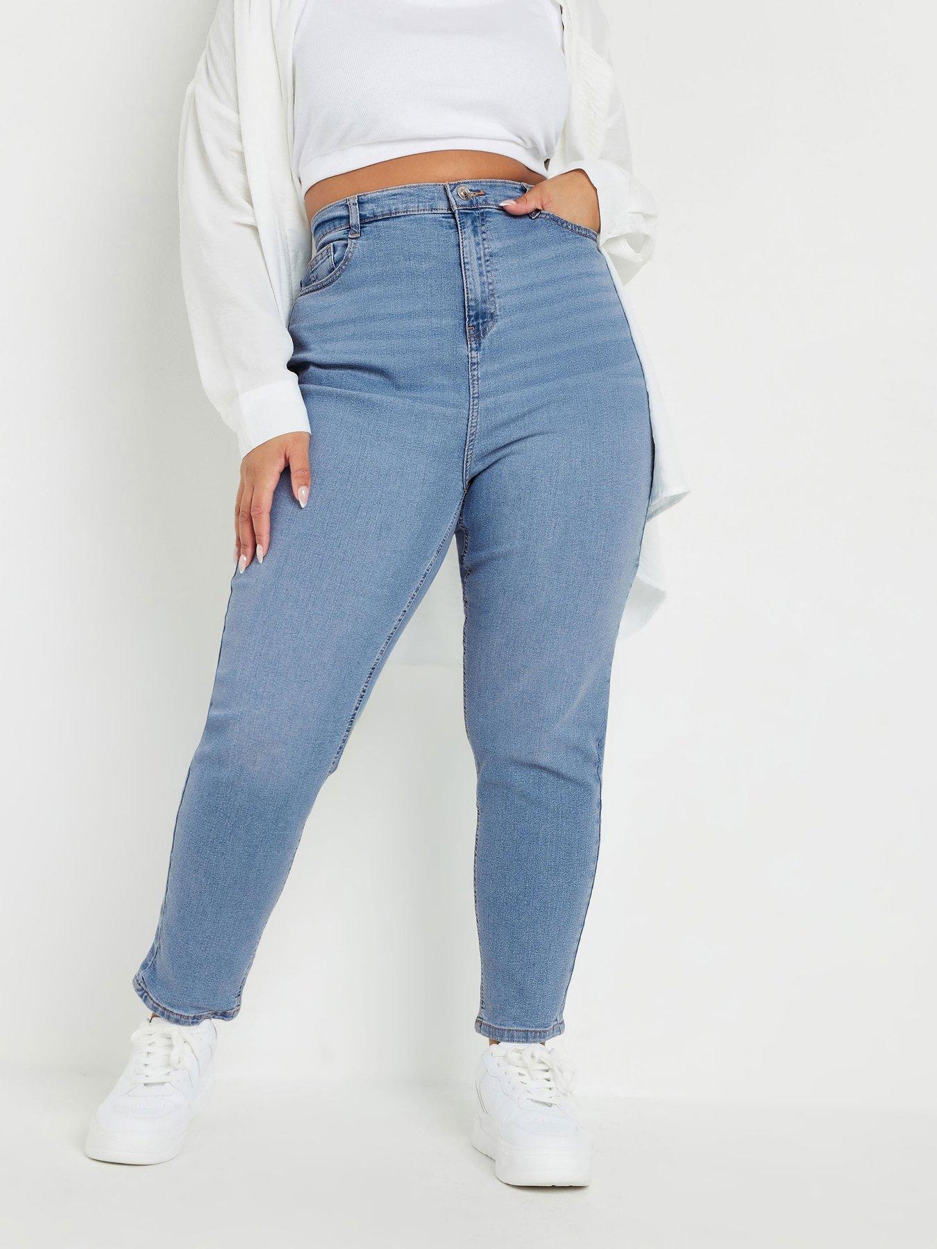 undefined Curve Mom Jean - Blue