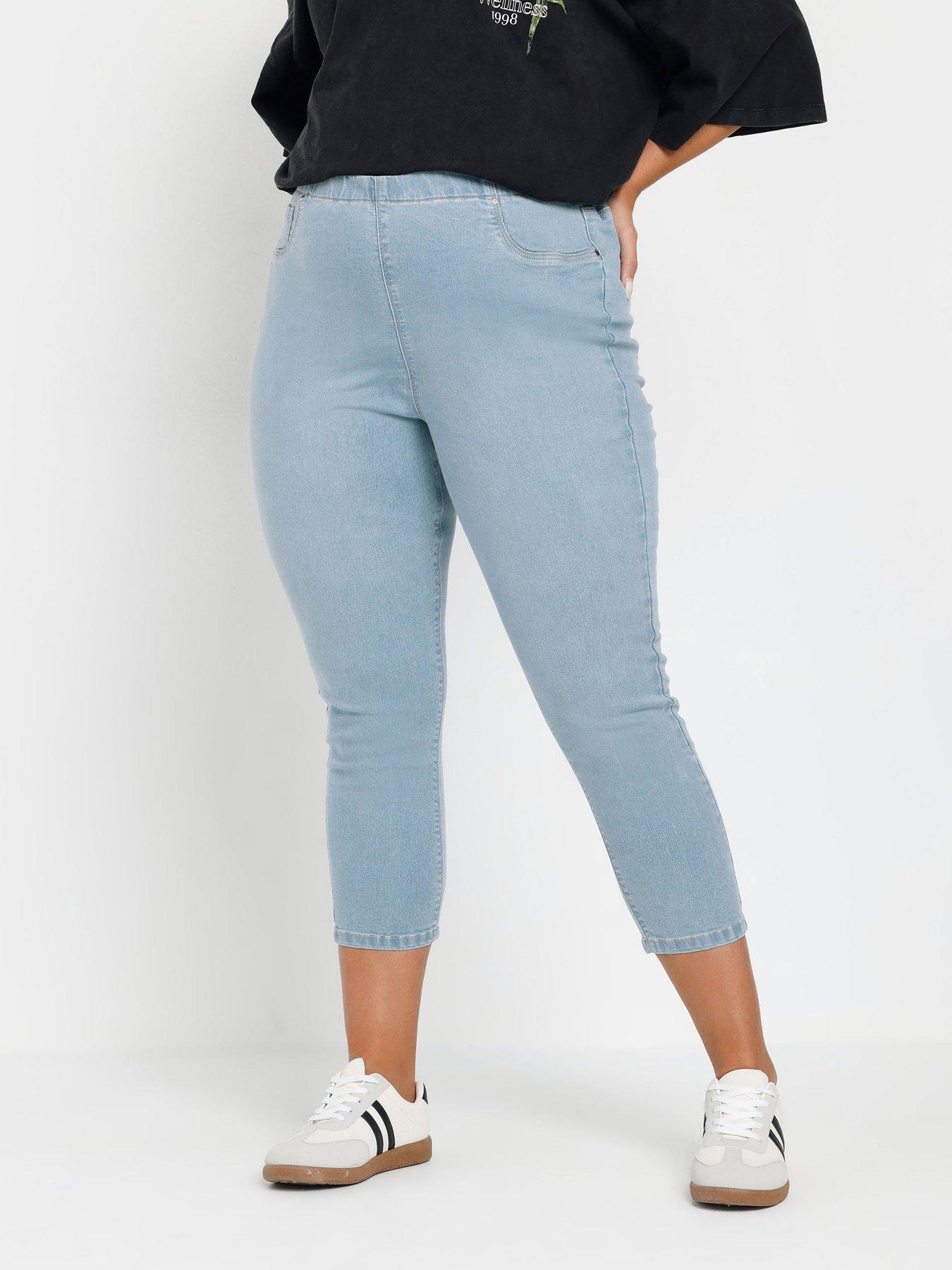 yours-curve-crop-jenny-jegging-blue