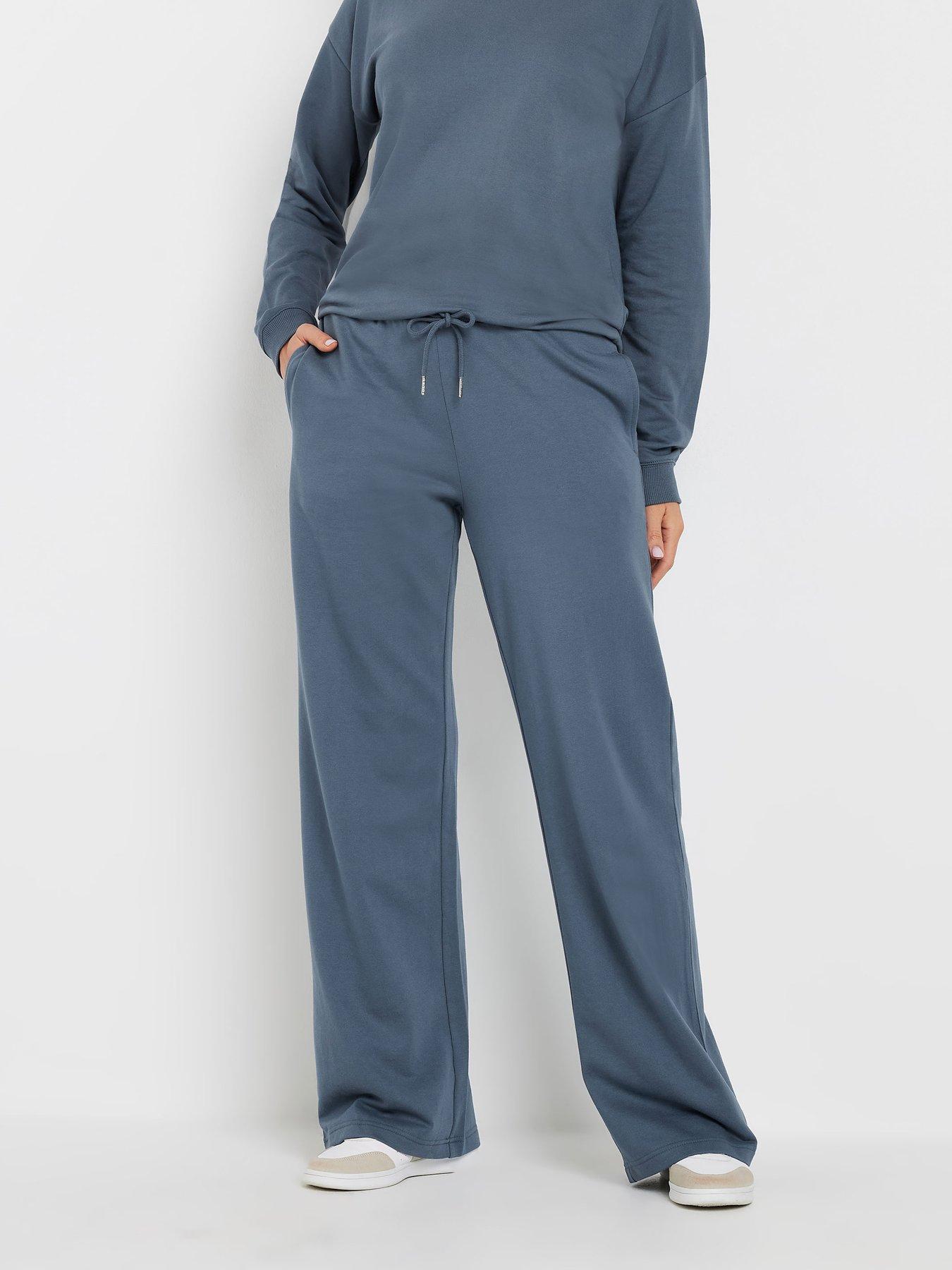 undefined Wide Leg Jogger 36" - Blue