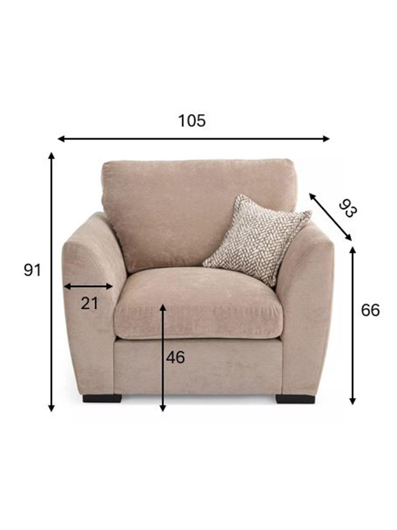 Image 5 of 7 of Very Home Havana Fabric Armchair&nbsp;- FSC Certified