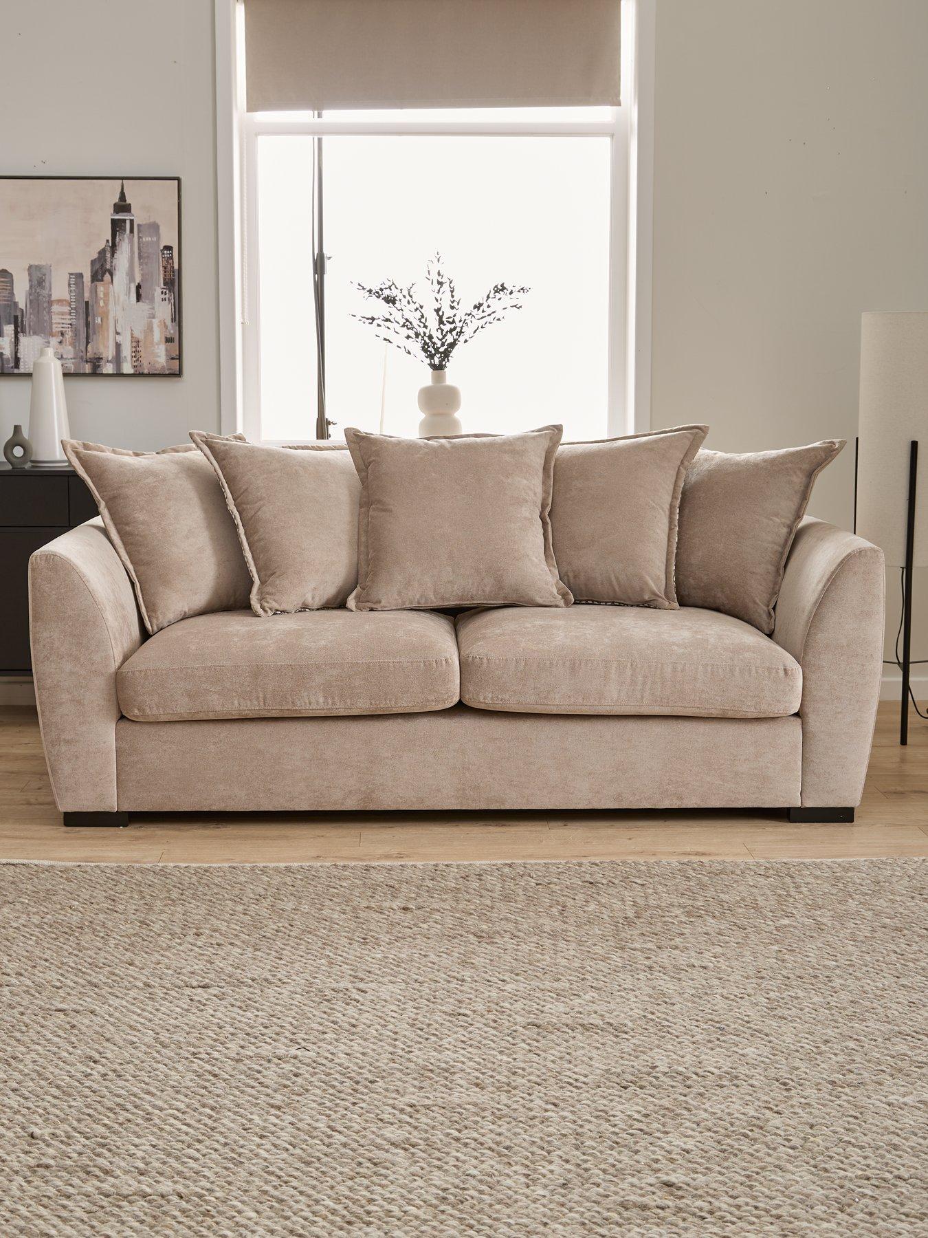Image 6 of 7 of Very Home Havana Fabric 3 Seater Scatterback Sofa&nbsp;- FSC Certified