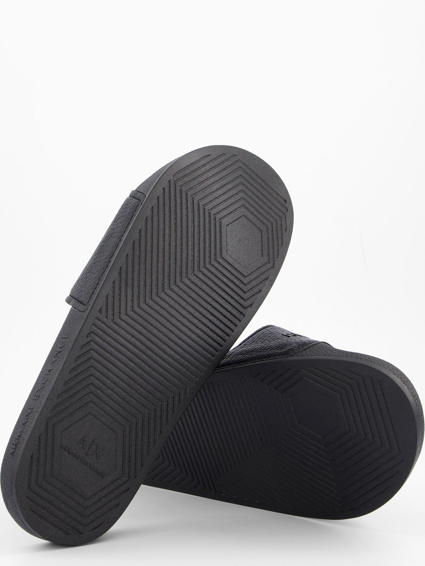 Image 4 of 6 of Armani Exchange Sliders - Black