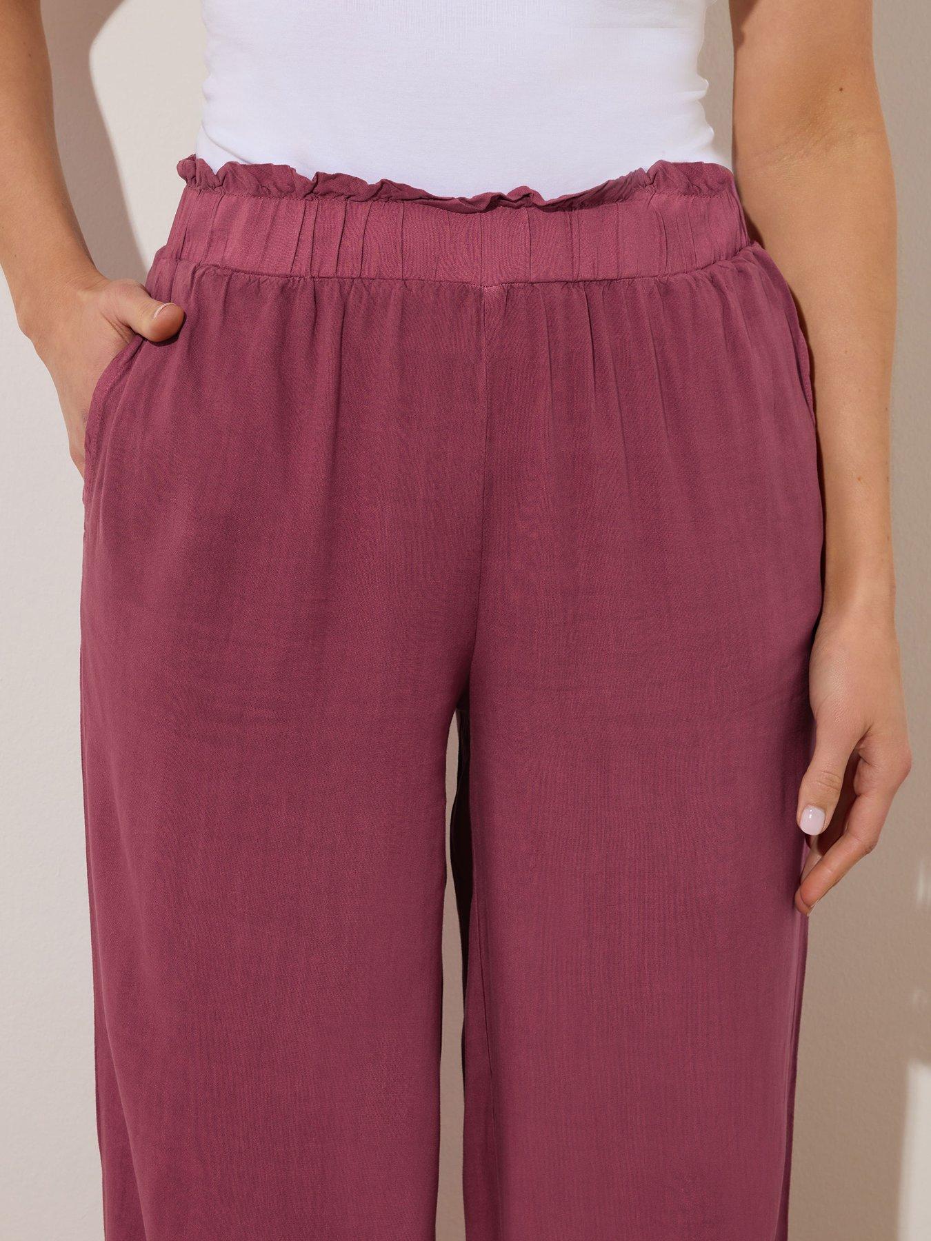  image of long-tall-sally-tall-acid-wash-trouser-34