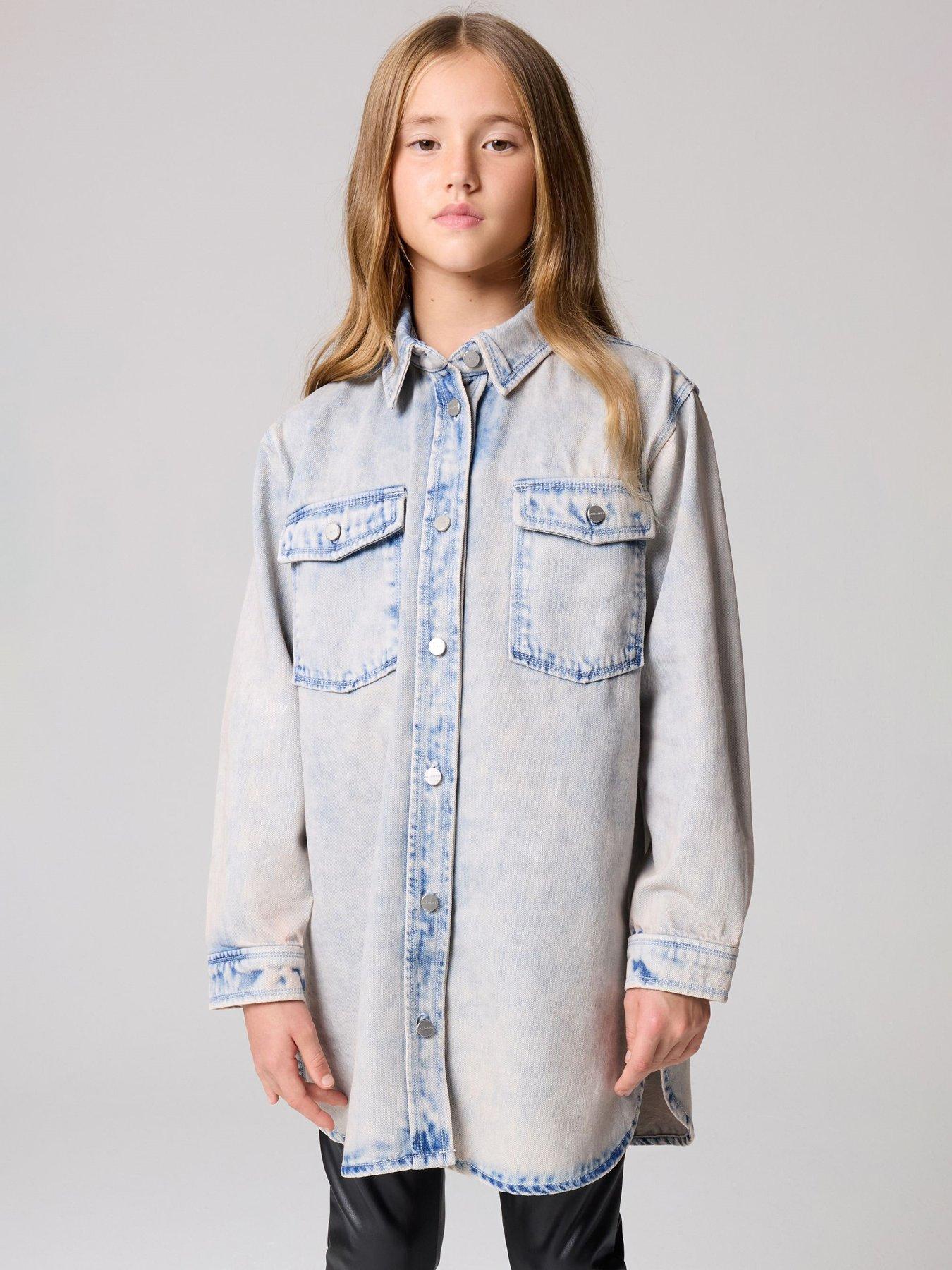  image of smallsaints-all-saints-denim-shacket