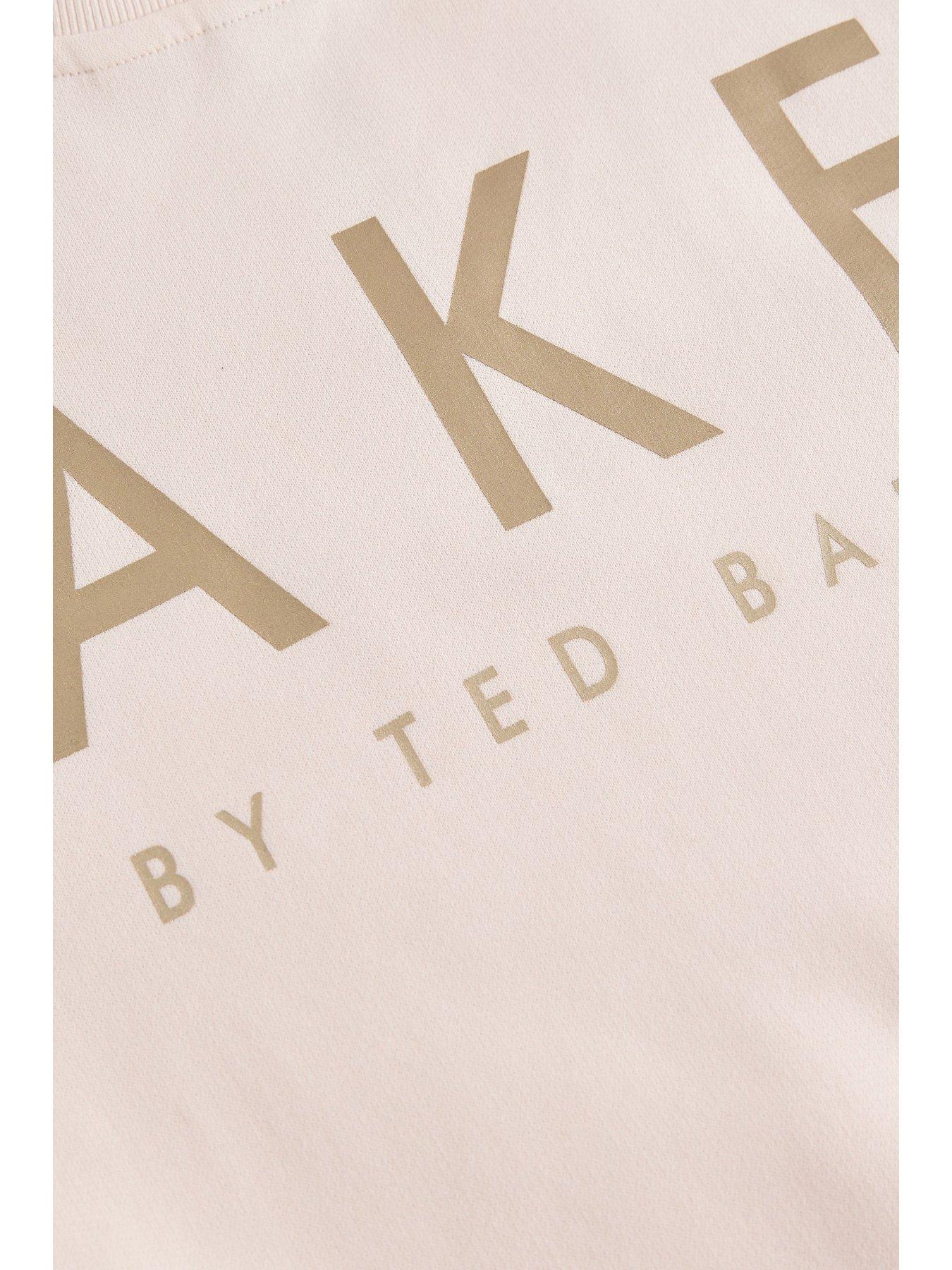  image of ted-baker-girls-sweater-dress-cream
