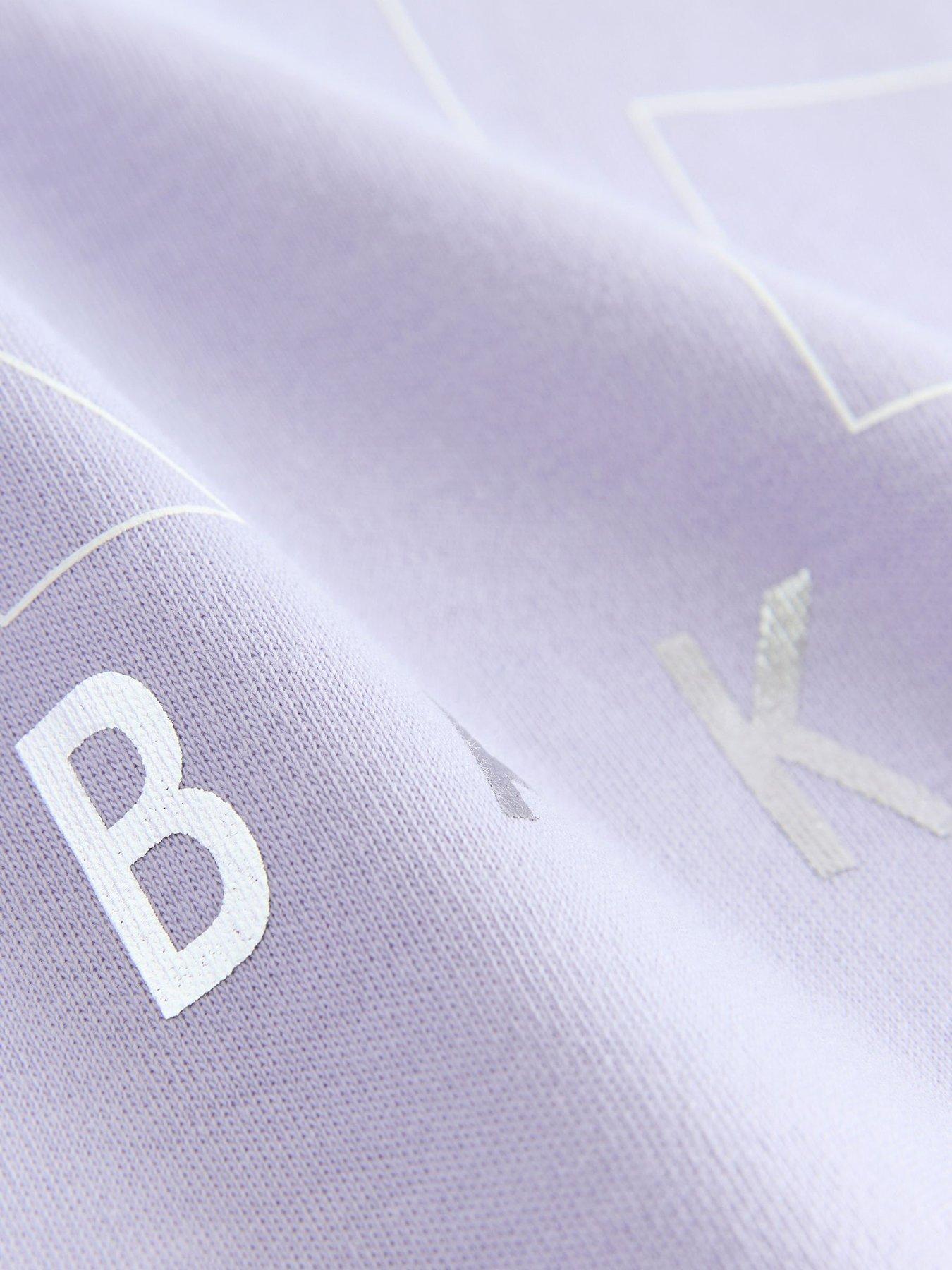  image of ted-baker-girls-logo-flared-set-blue