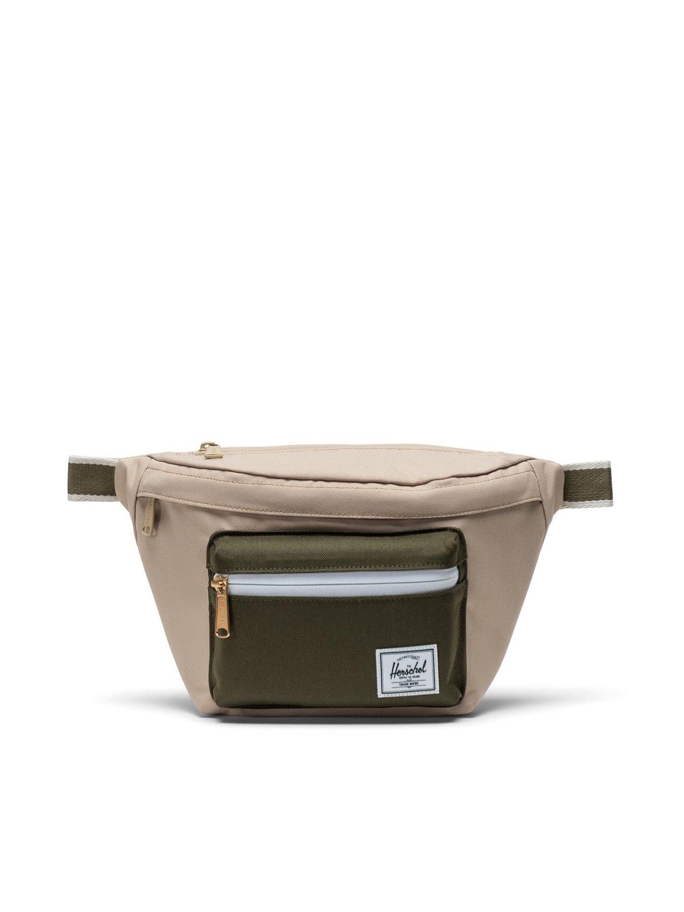  image of herschel-pop-quiz-hip-pack-twill-ivy-green