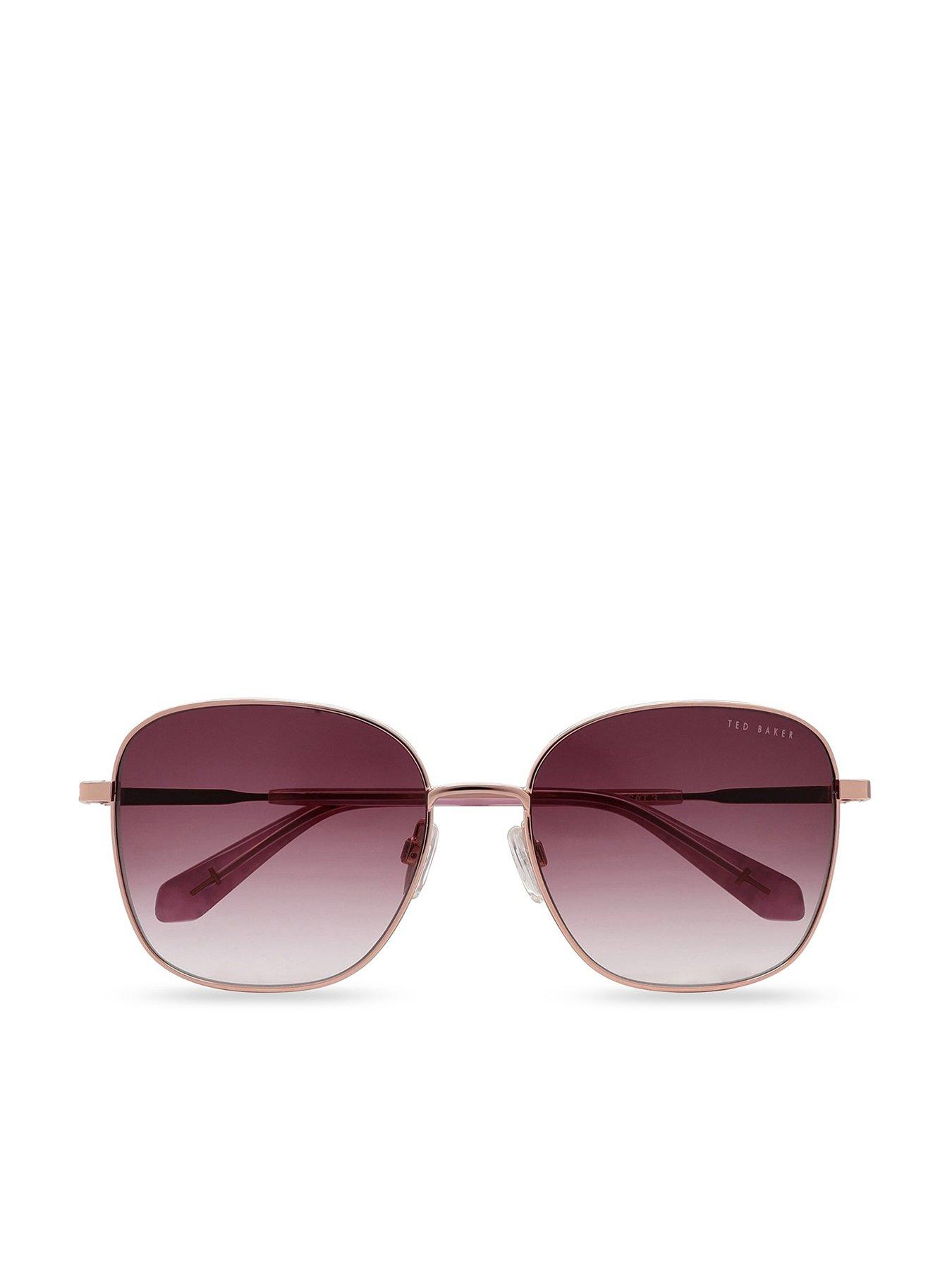 Ted Baker Whitney Large Square Metal - Rose Gold