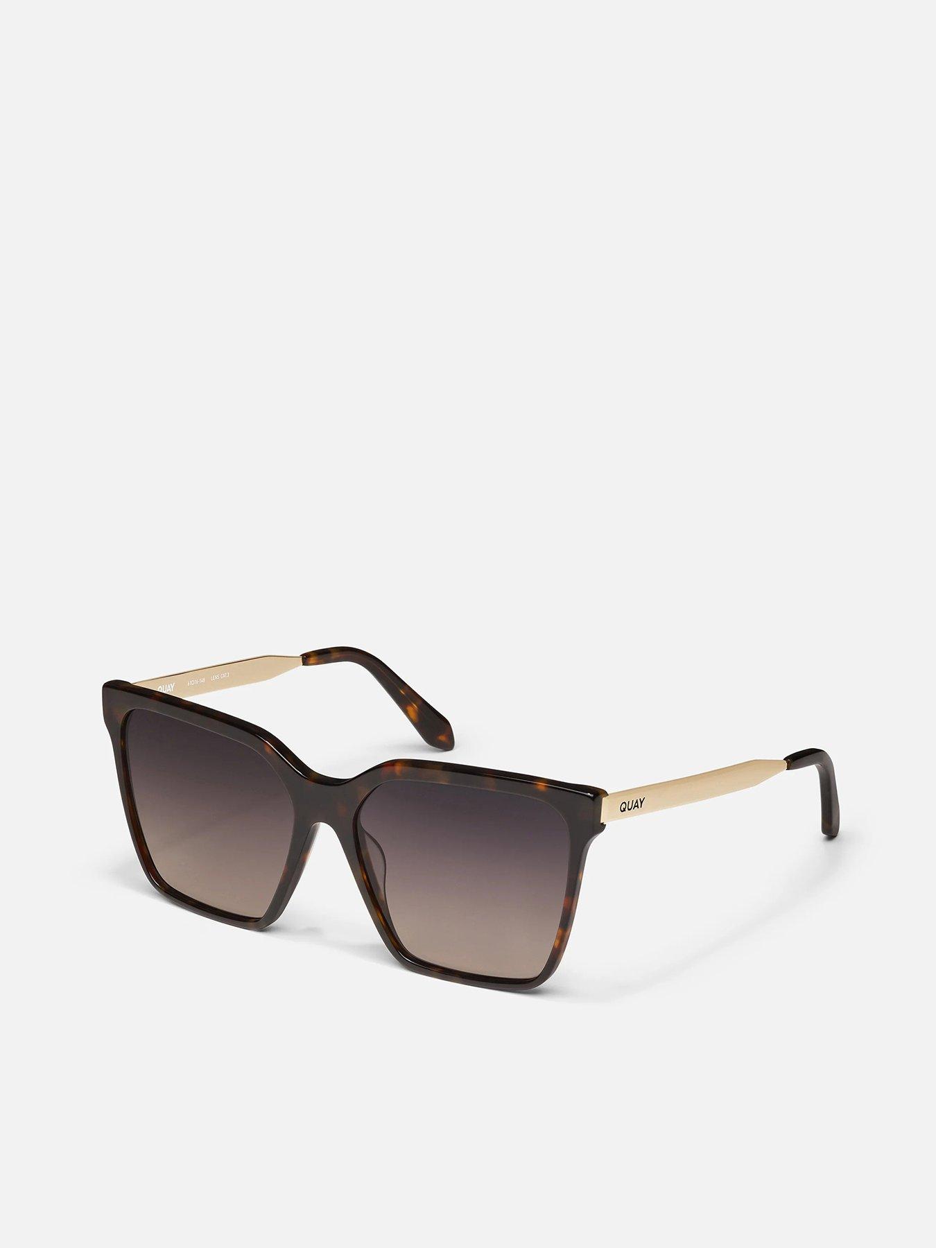 QUAY AUSTRALIA Level Up Remixed Sunglasses - Tort - Brown