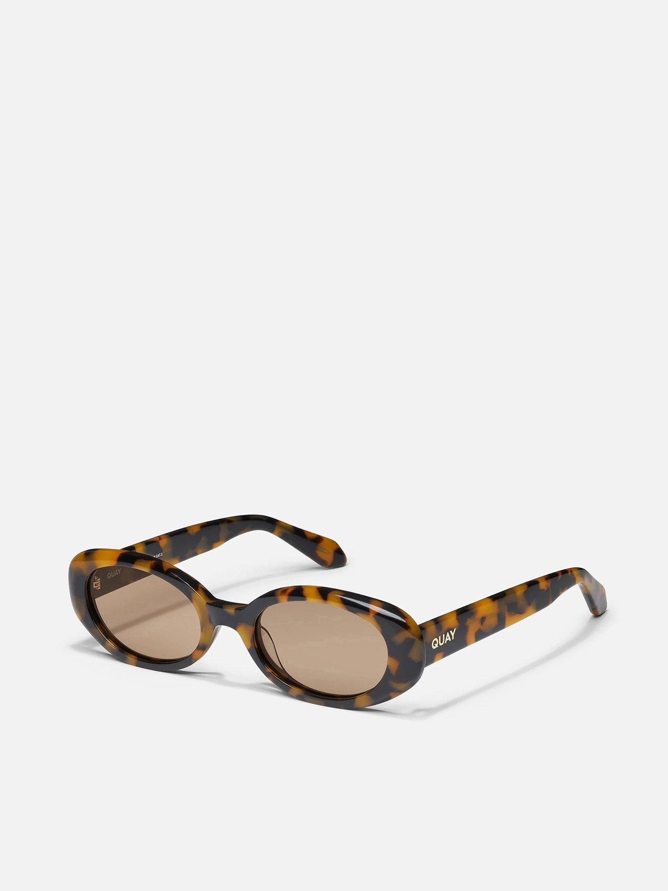 QUAY AUSTRALIA Felt Cute Sunglasses - Tort - Brown