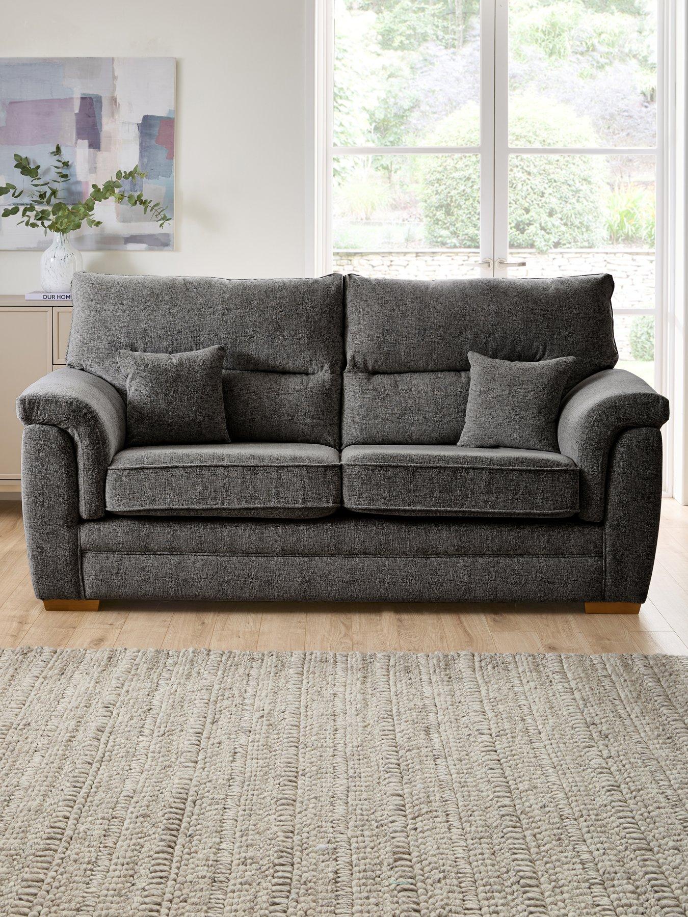 undefined Padstow Fabric 3 Seater Sofa - Made to order in the UK