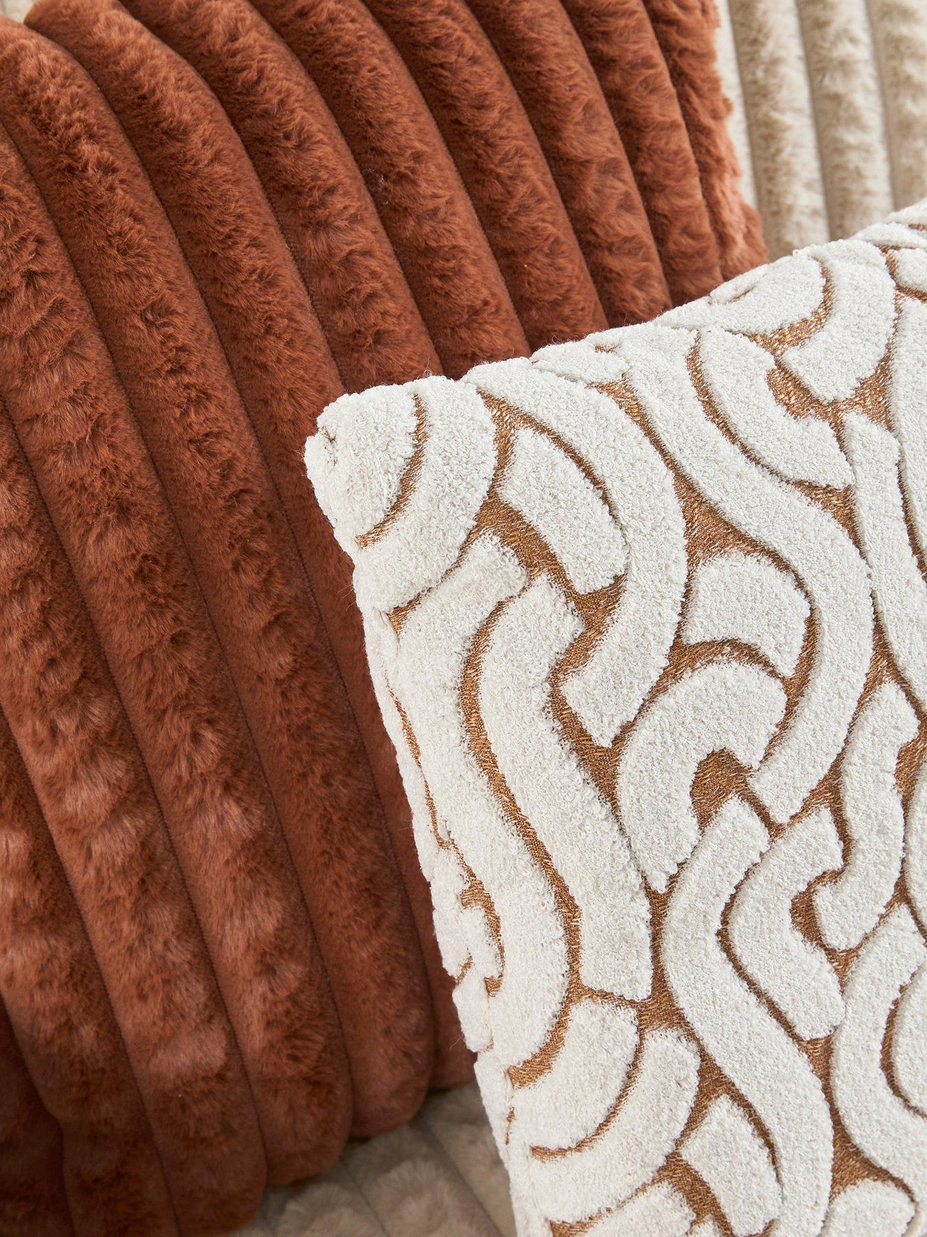  image of very-home-cosy-faux-furnbsp3-2-seater-fabric-sofa-set-buy-amp-savenbsp--made-to-order-in-the-uk