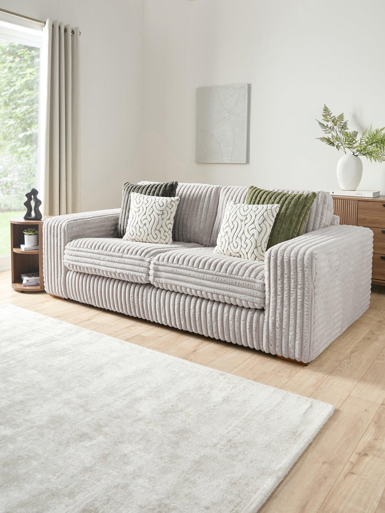 undefined Cosy Cord 2 Seater Sofa - Made to order in the UK