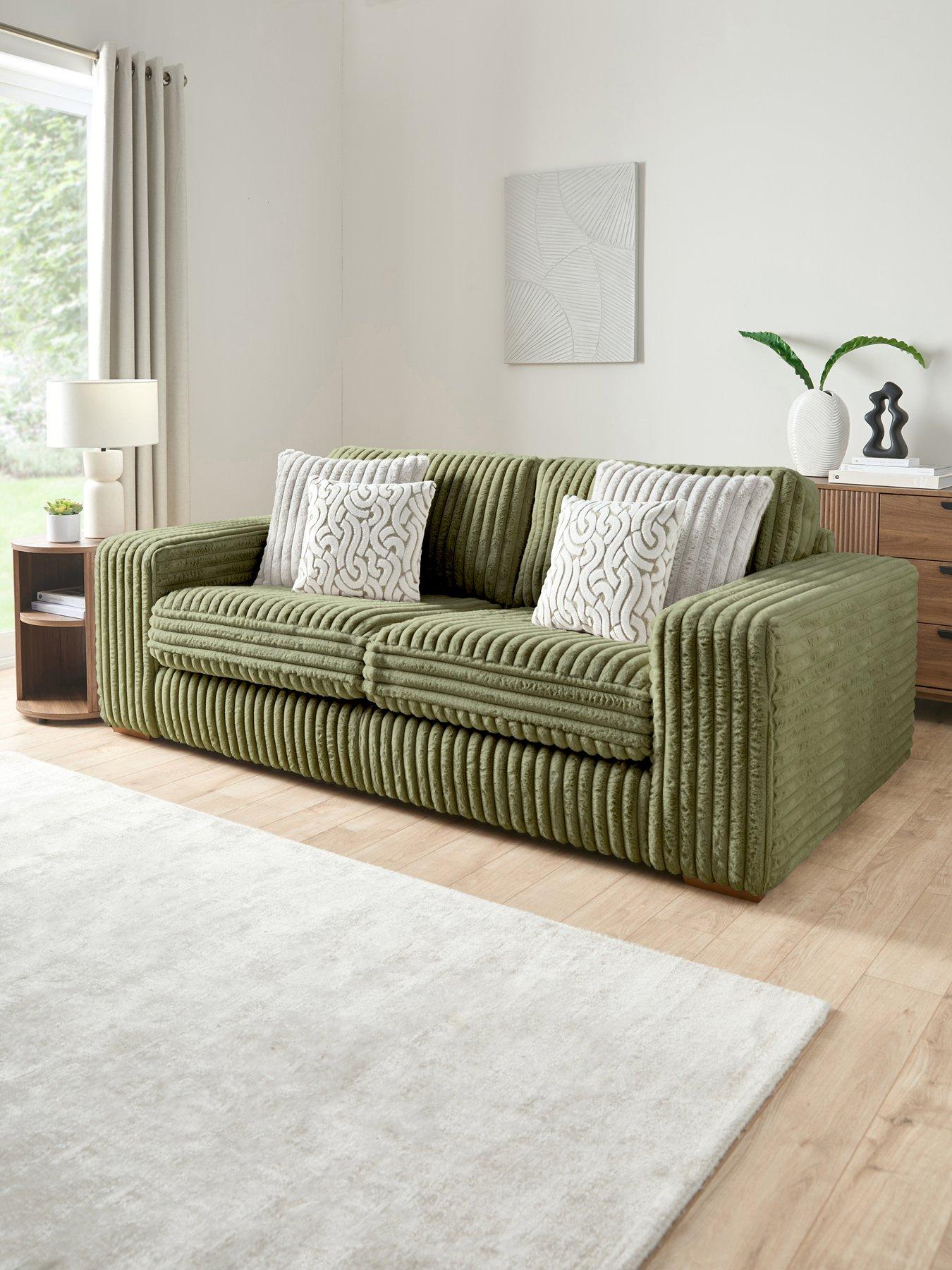 undefined Cosy Cord 2 Seater Sofa - Made to order in the UK