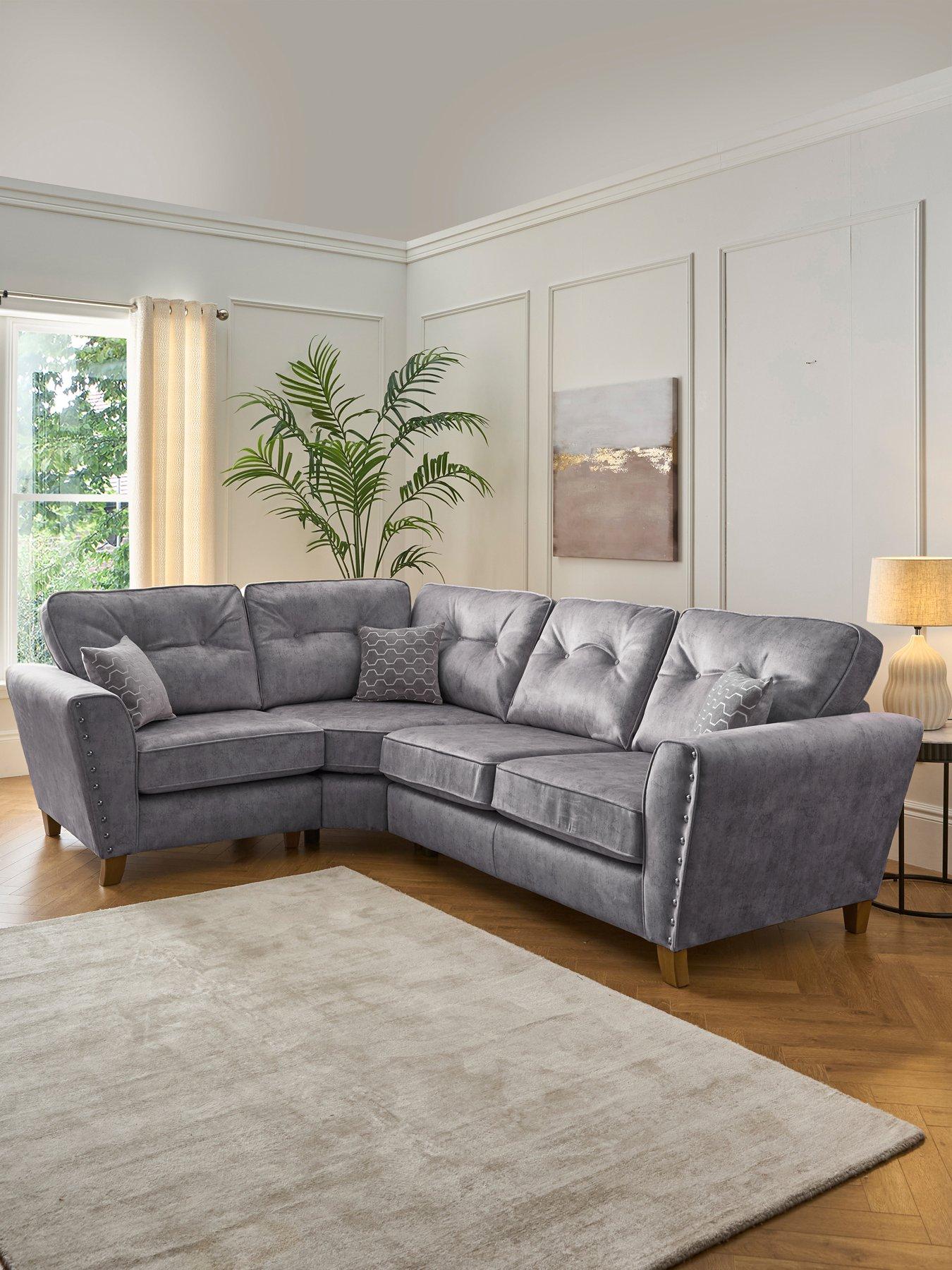undefined Amaya Left Hand Double Arm Corner Group - Made to order in the UK