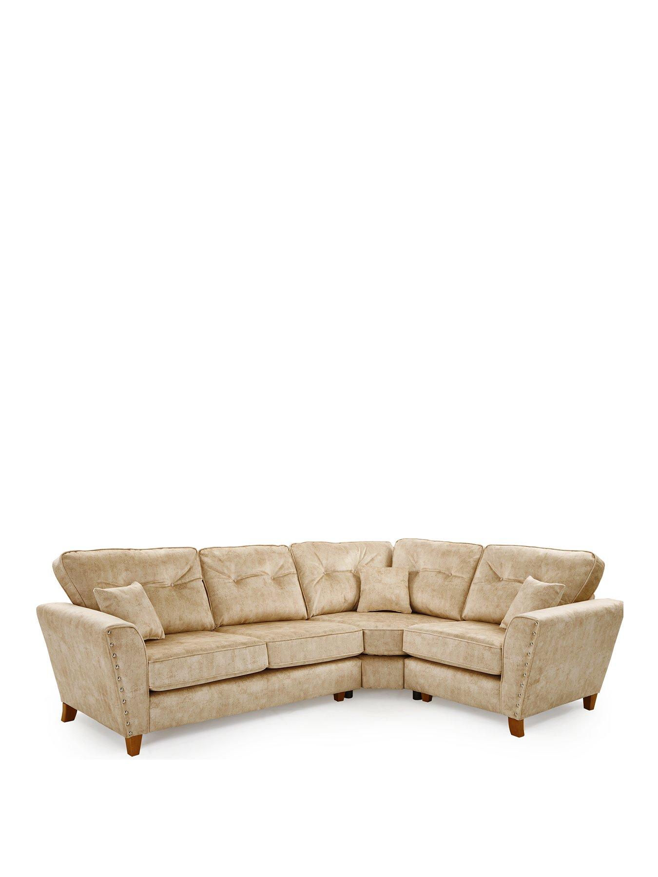 Image 2 of 7 of The Very Collection Amaya Right Hand&nbsp;Double Arm Corner Group&nbsp;- Made to order in the UK