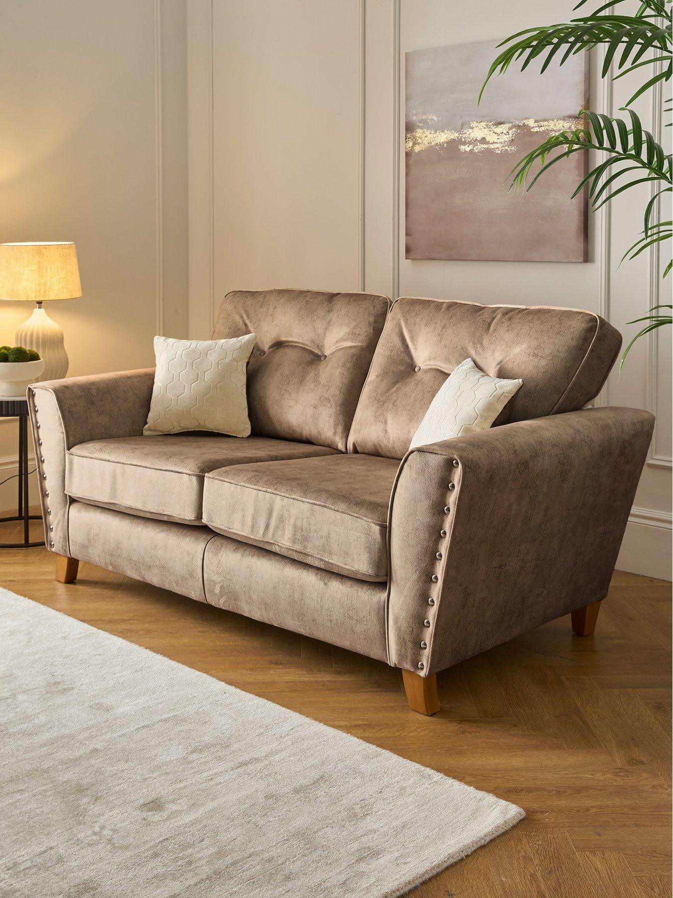 undefined Amaya Fabric 2 Seater Sofa - Made to order in the UK