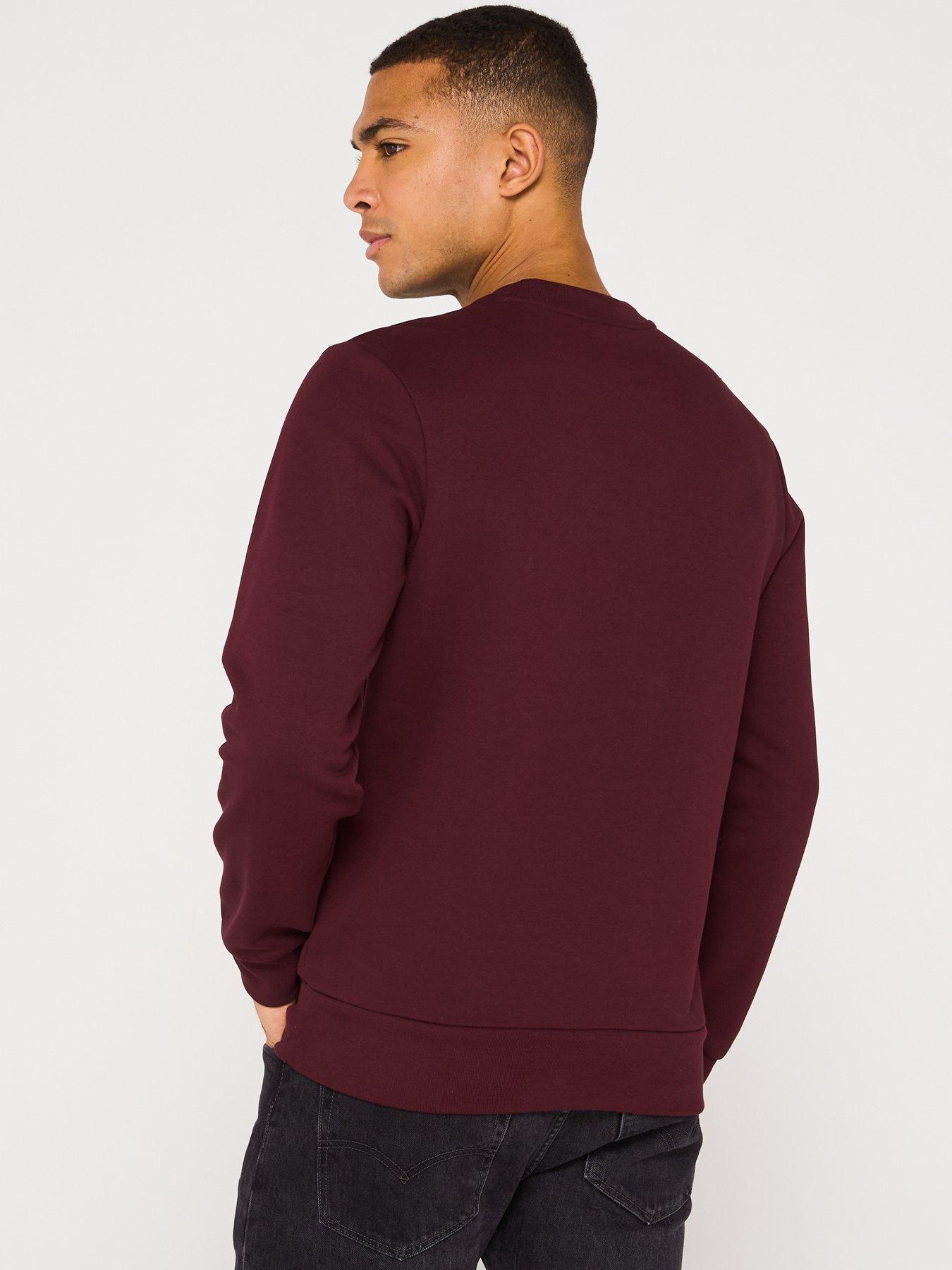  image of lacoste-crew-neck-sweatshirt-red