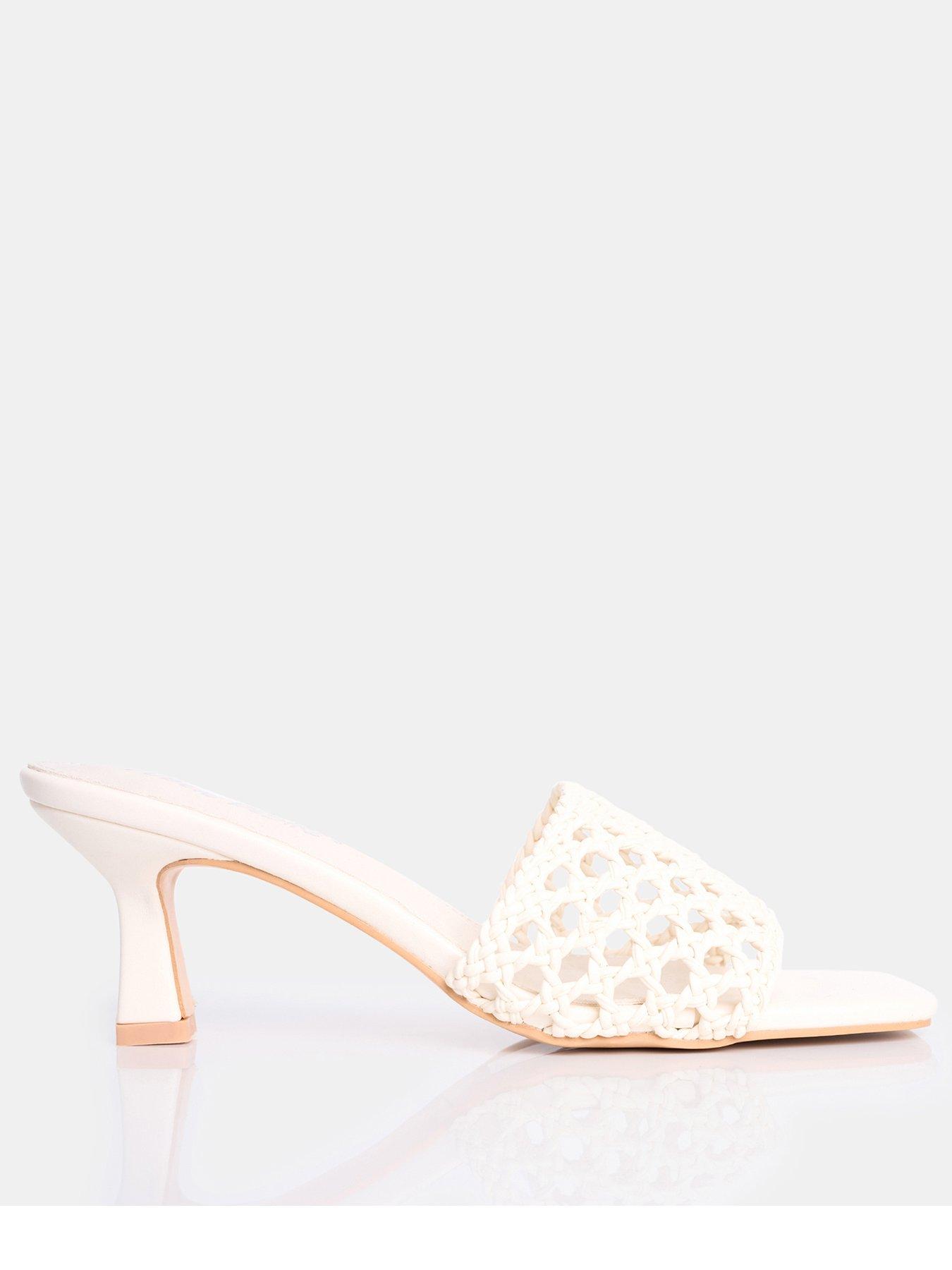undefined Wide Fit Maribelle Sandals - Cream