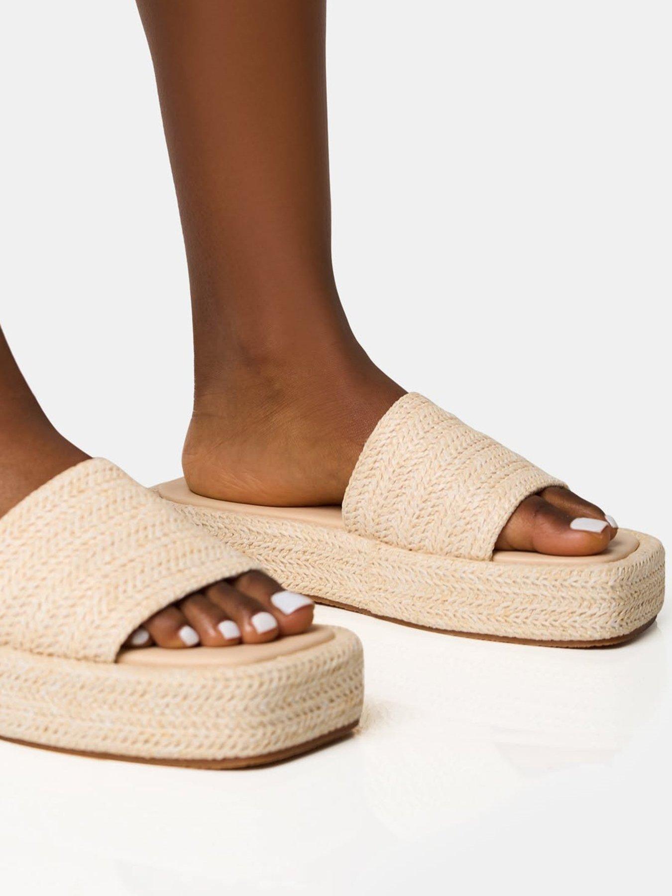 Public Desire Wide Fit Eclipse - Natural