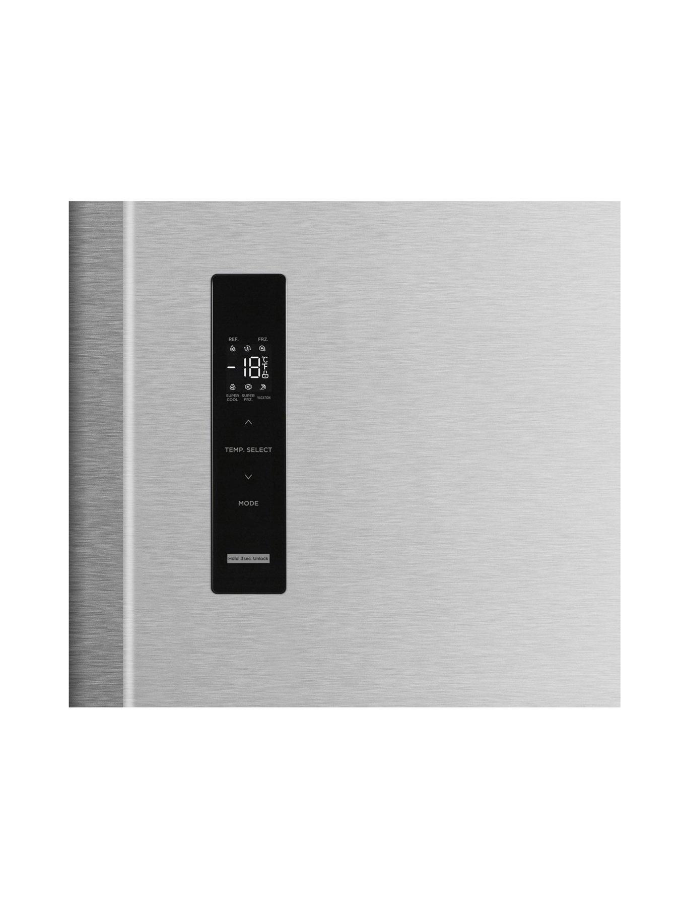  image of swan-sr750160i-90cm-wide-total-no-frost-american-style-fridge-freezer-inox