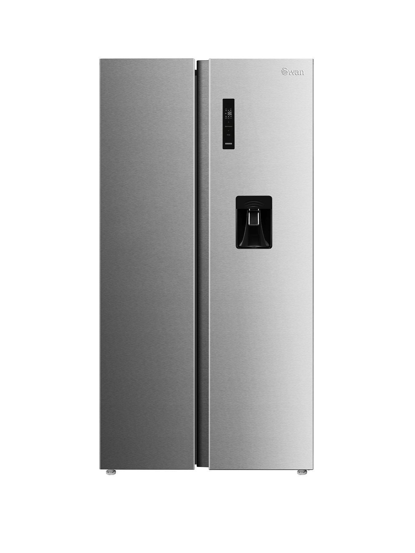 swan-sr750170i-90cm-wide-total-no-frost-american-style-fridge-freezer-inox