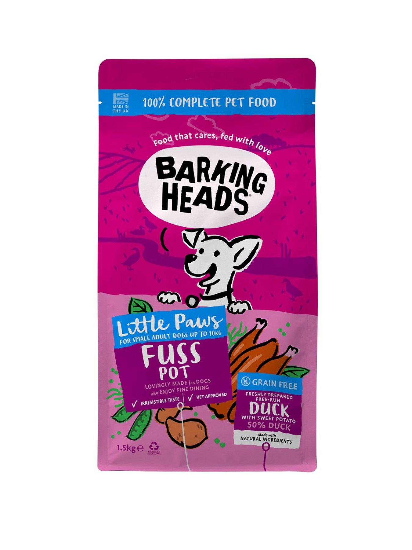  image of barking-heads-little-paws-fuss-pot-duck-15kg